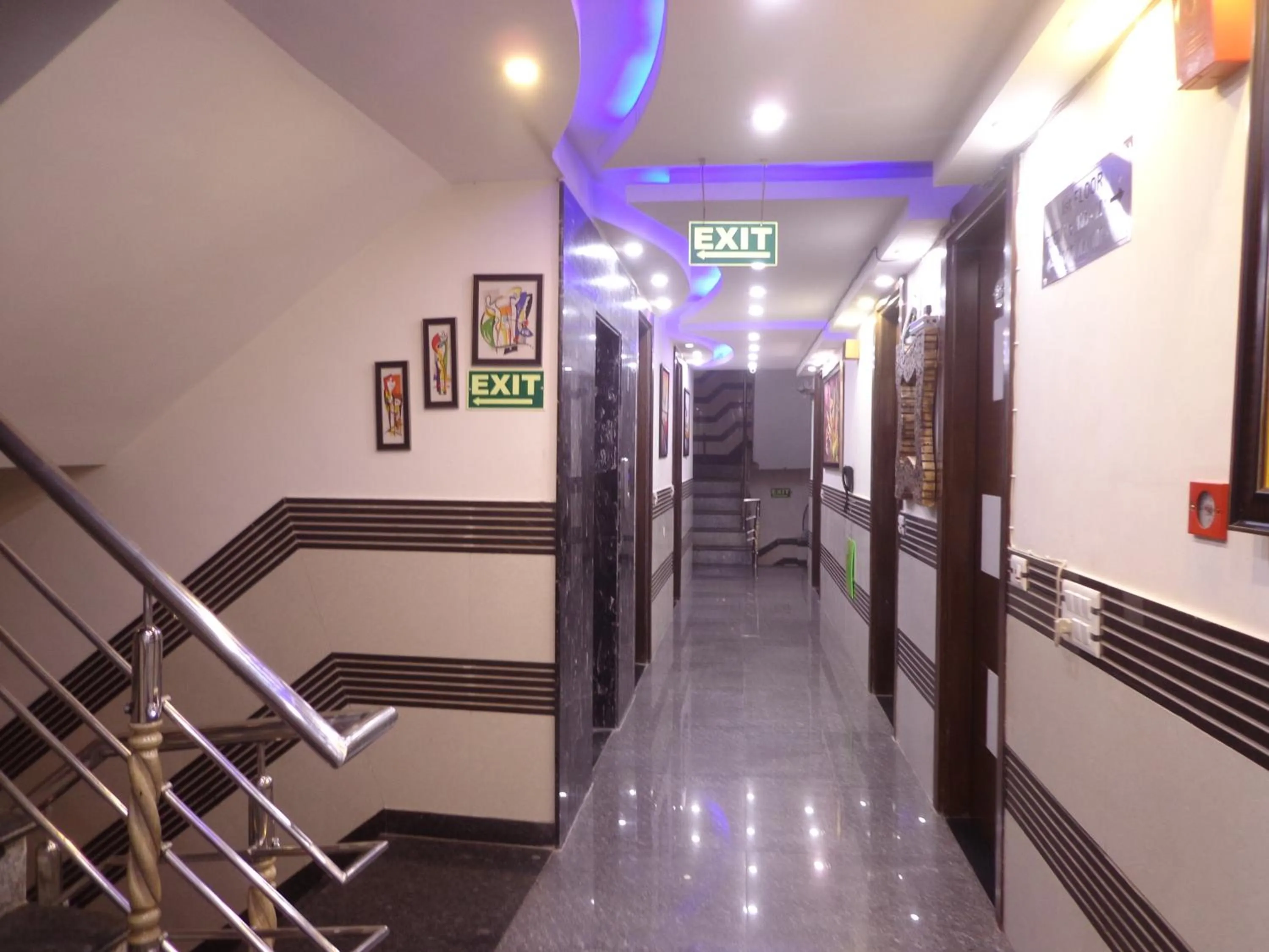 Lobby or reception in Hotel Station View Opposite New Delhi Railway