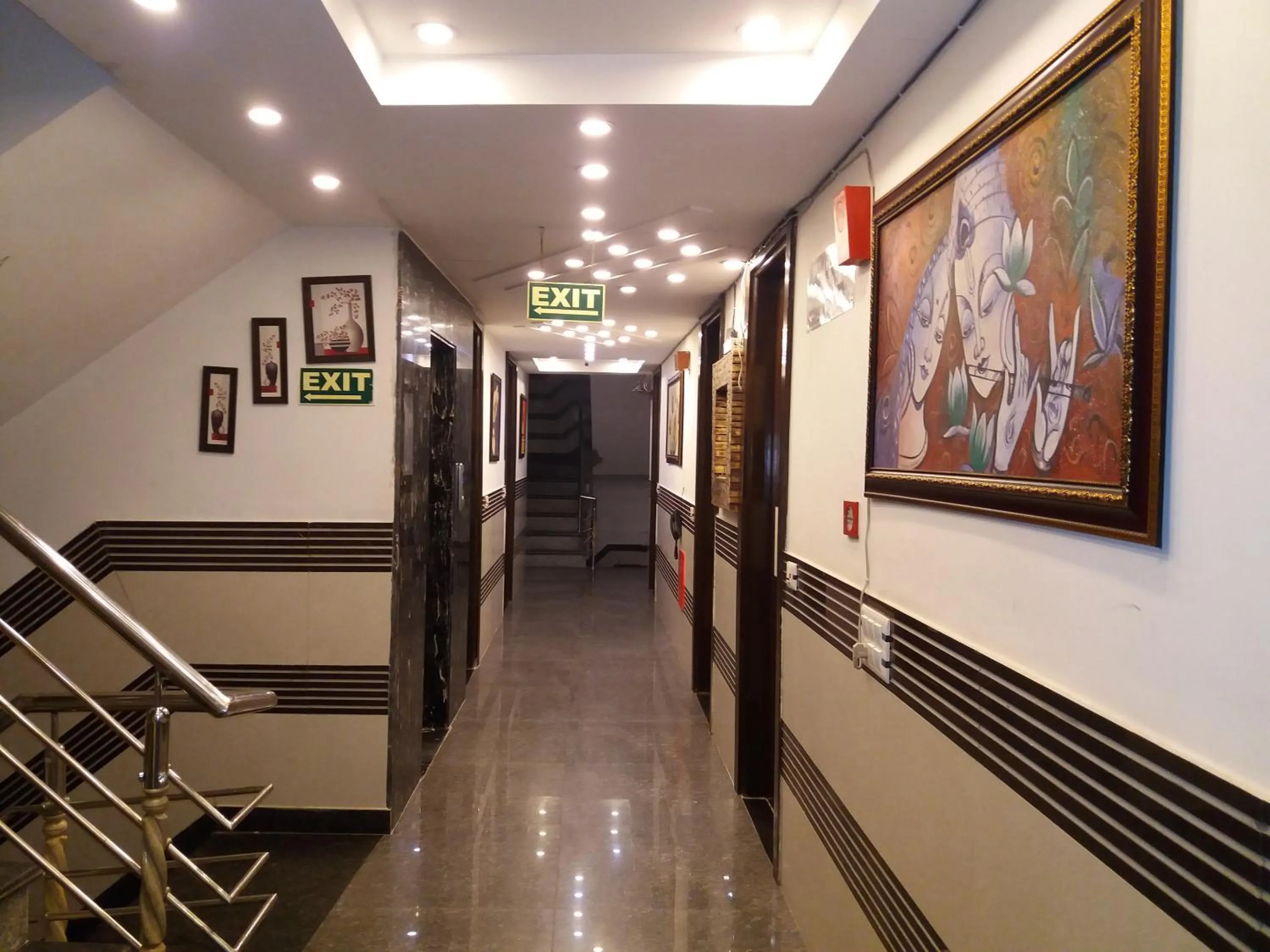 Lobby or reception in Hotel Station View Opposite New Delhi Railway