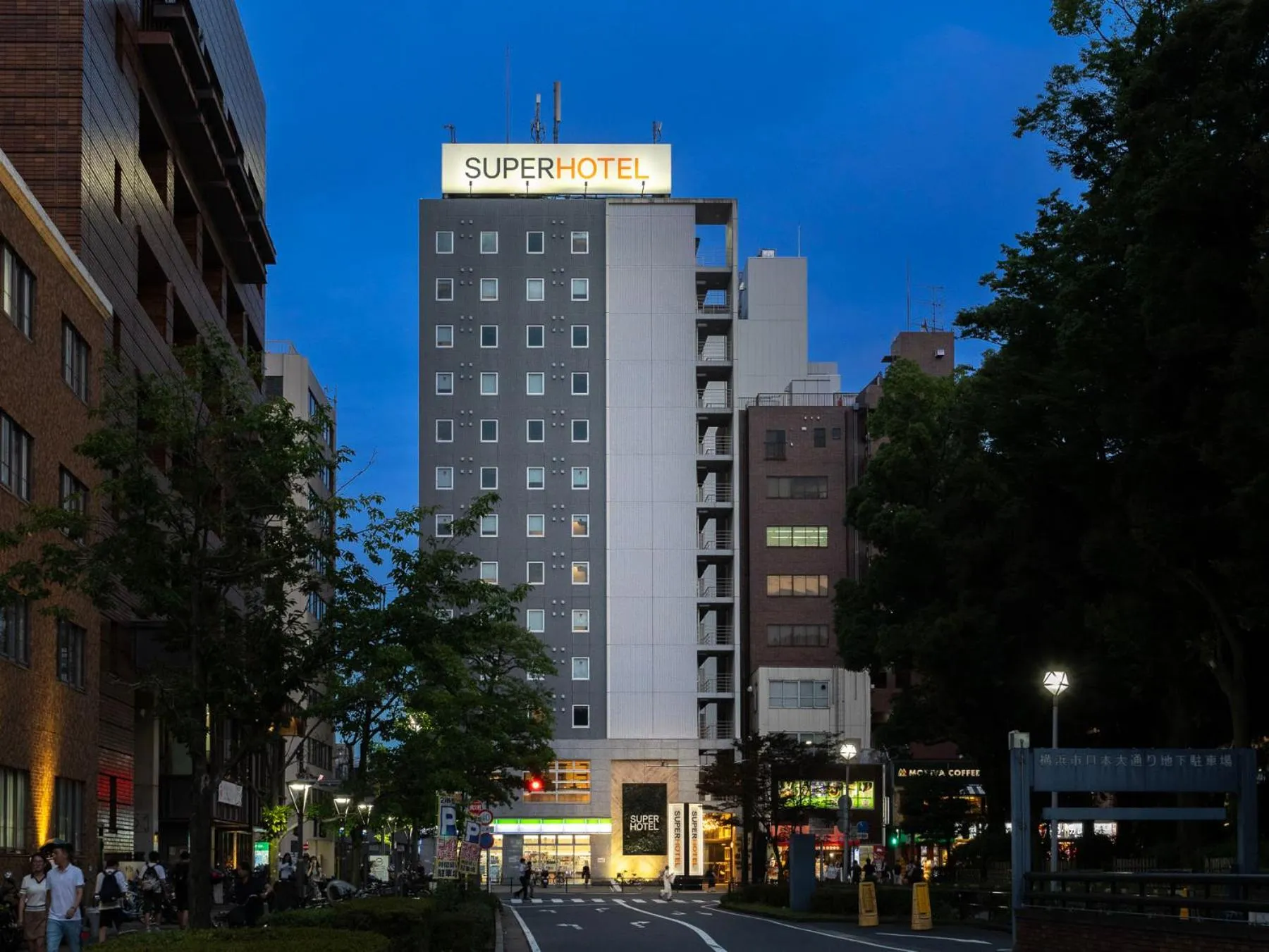 Property building in Super Hotel Yokohama Kannai