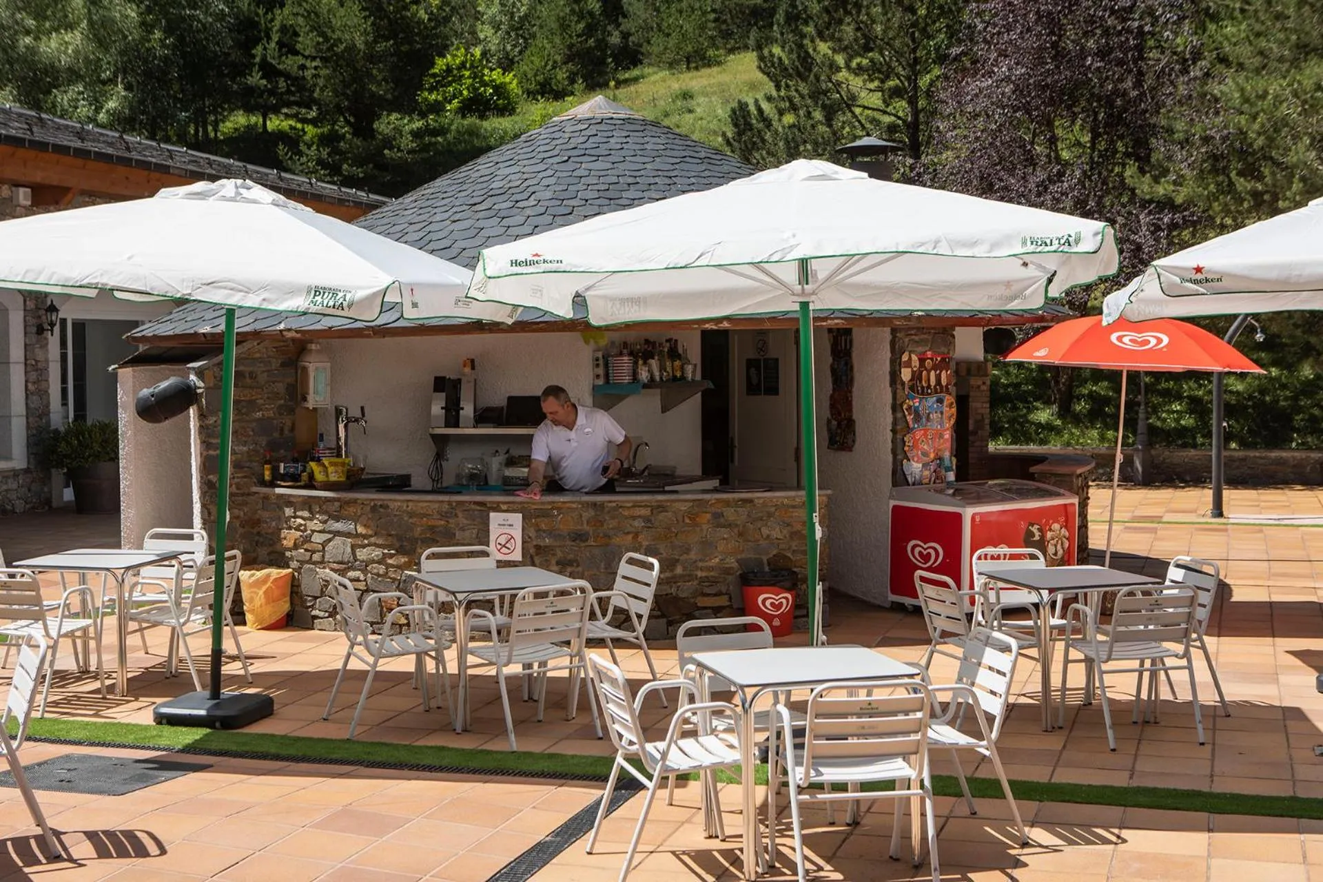 Swimming pool in Hotel Sant Gothard by Nexta