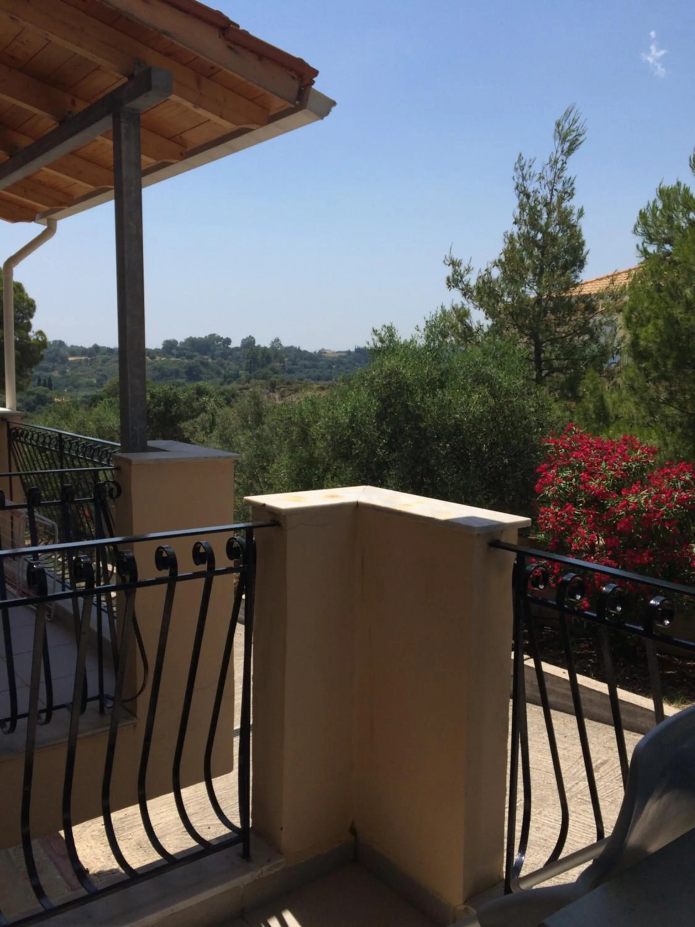 Balcony/Terrace in Koukounaries Studios