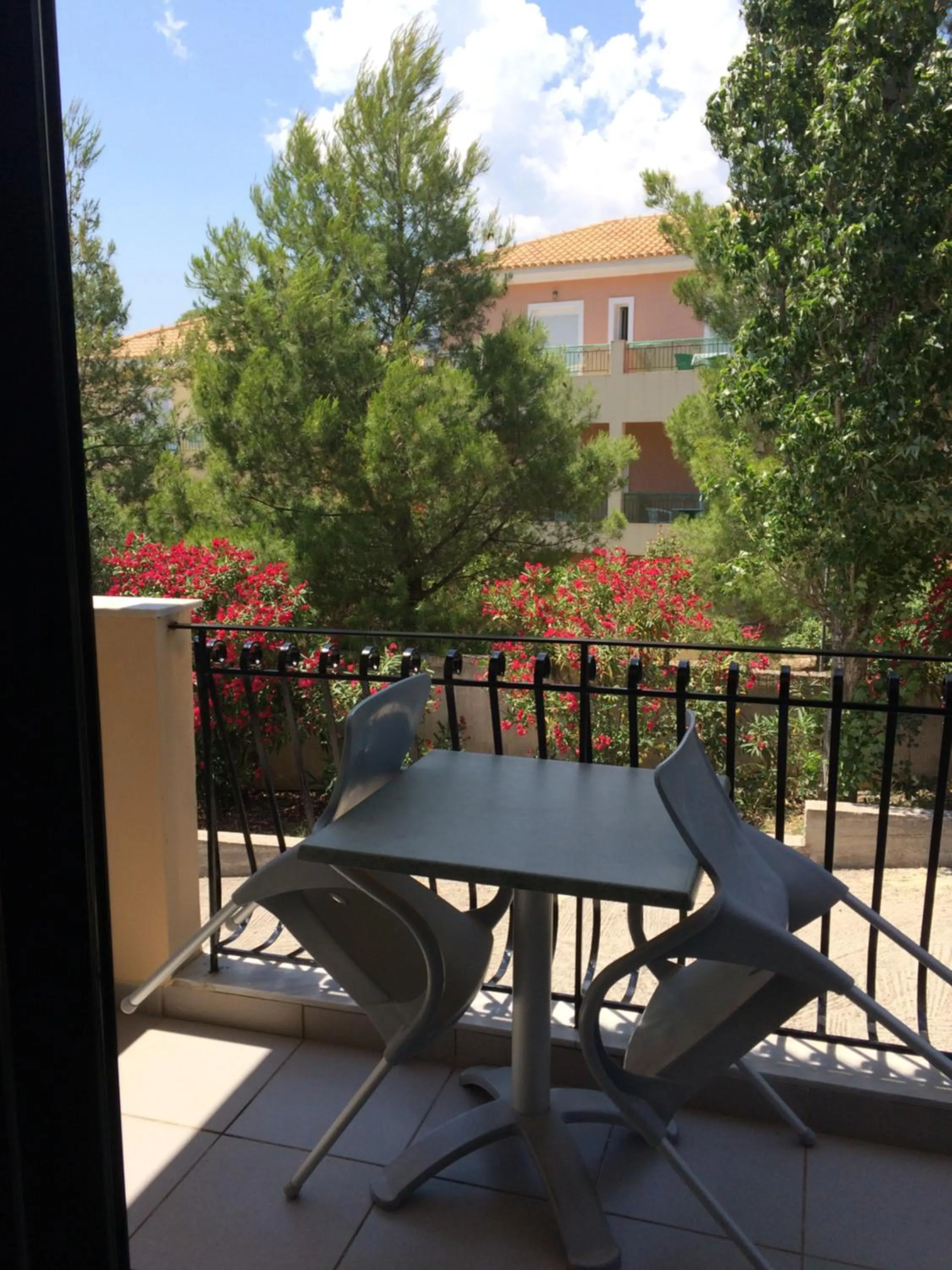Balcony/Terrace in Koukounaries Studios