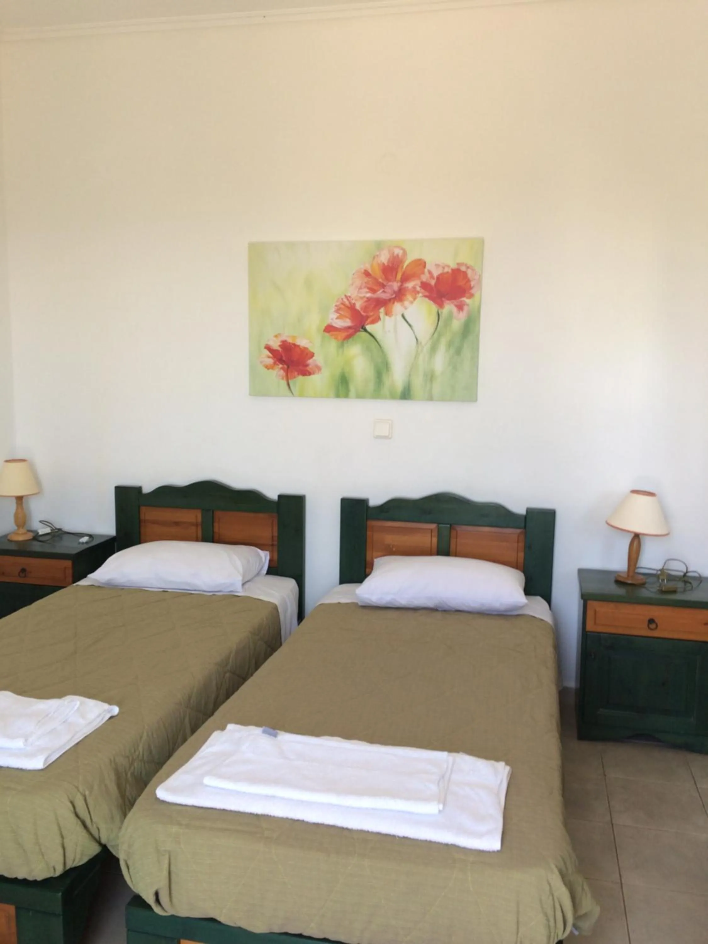 Decorative detail, Bed in Koukounaries Studios
