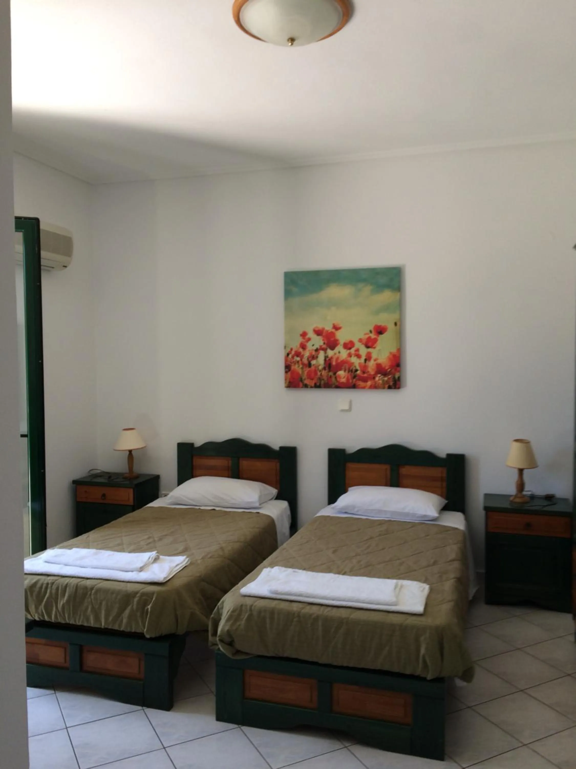 Bedroom, Bed in Koukounaries Studios