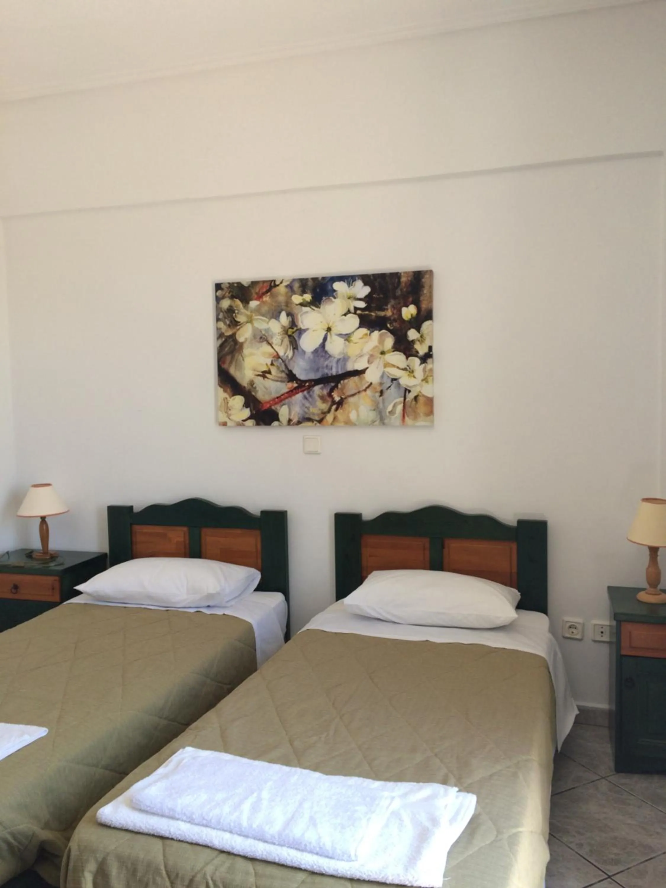 Bedroom, Bed in Koukounaries Studios