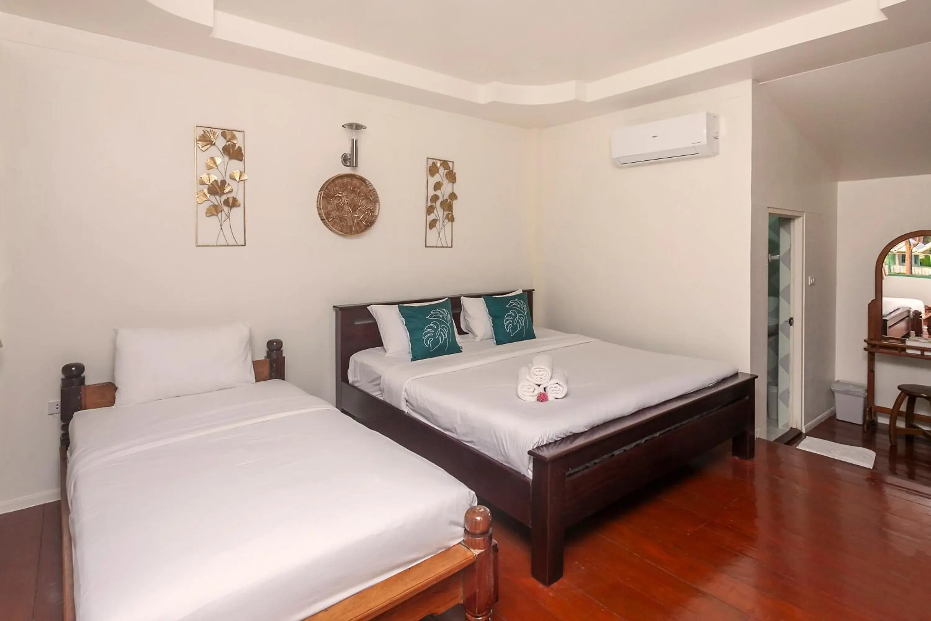 Bed in Baanpufa Resort Bed in Baanpufa Resort