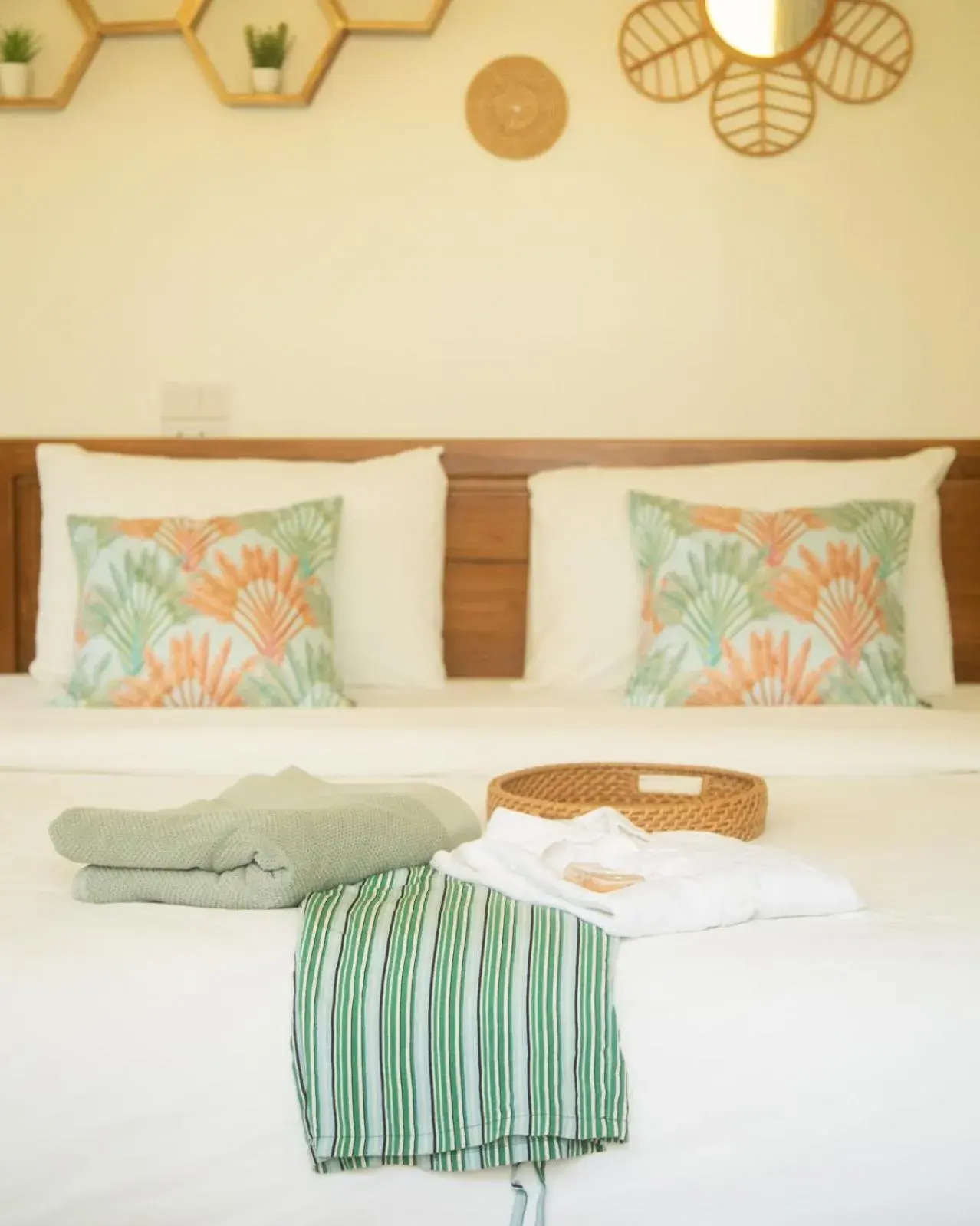 Bed in Baanpufa Resort Bed in Baanpufa Resort