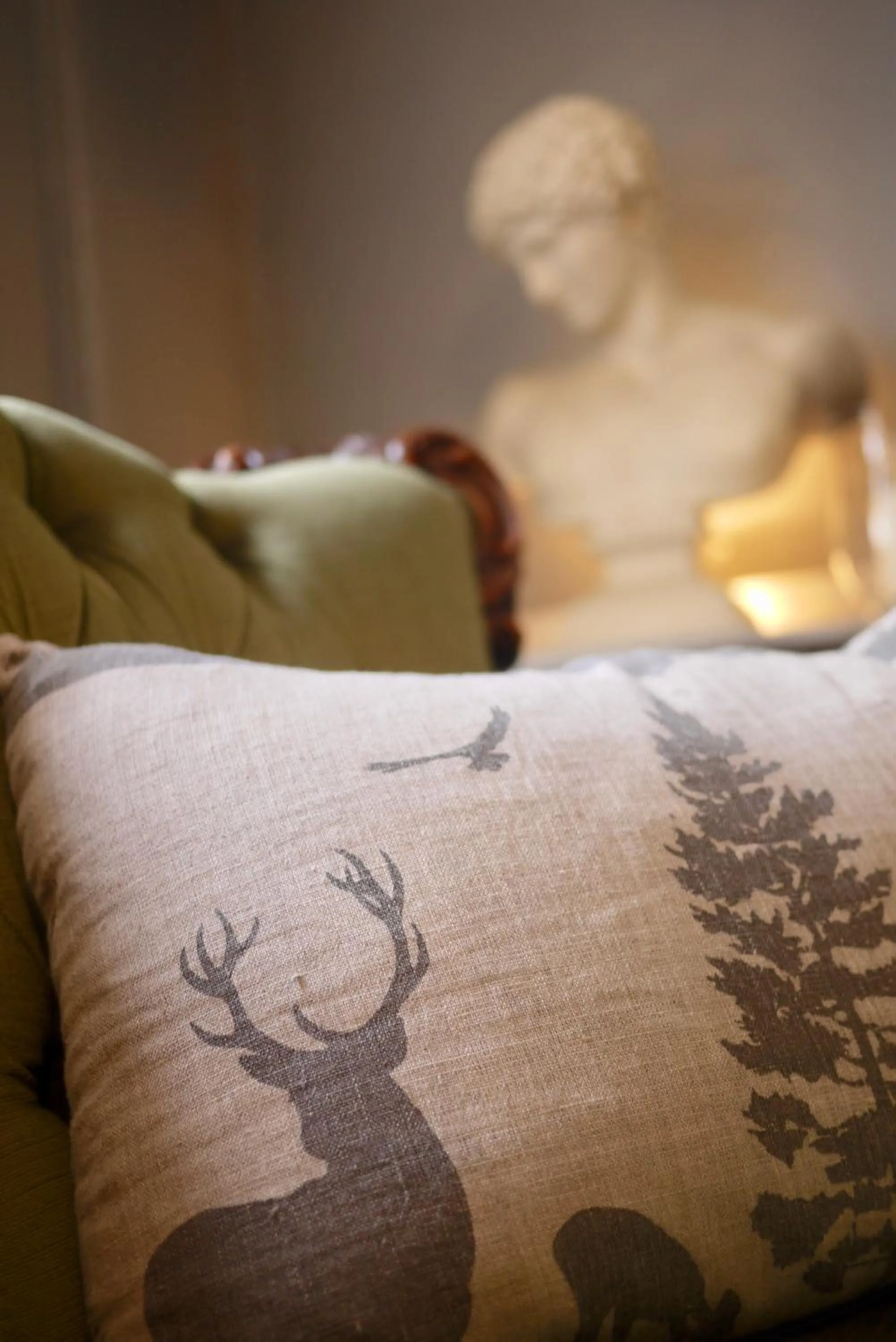 Bed in Glewstone Court Country House Hotel