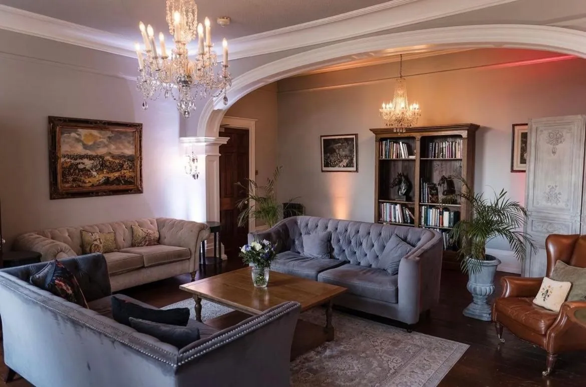 Seating area in Glewstone Court Country House Hotel