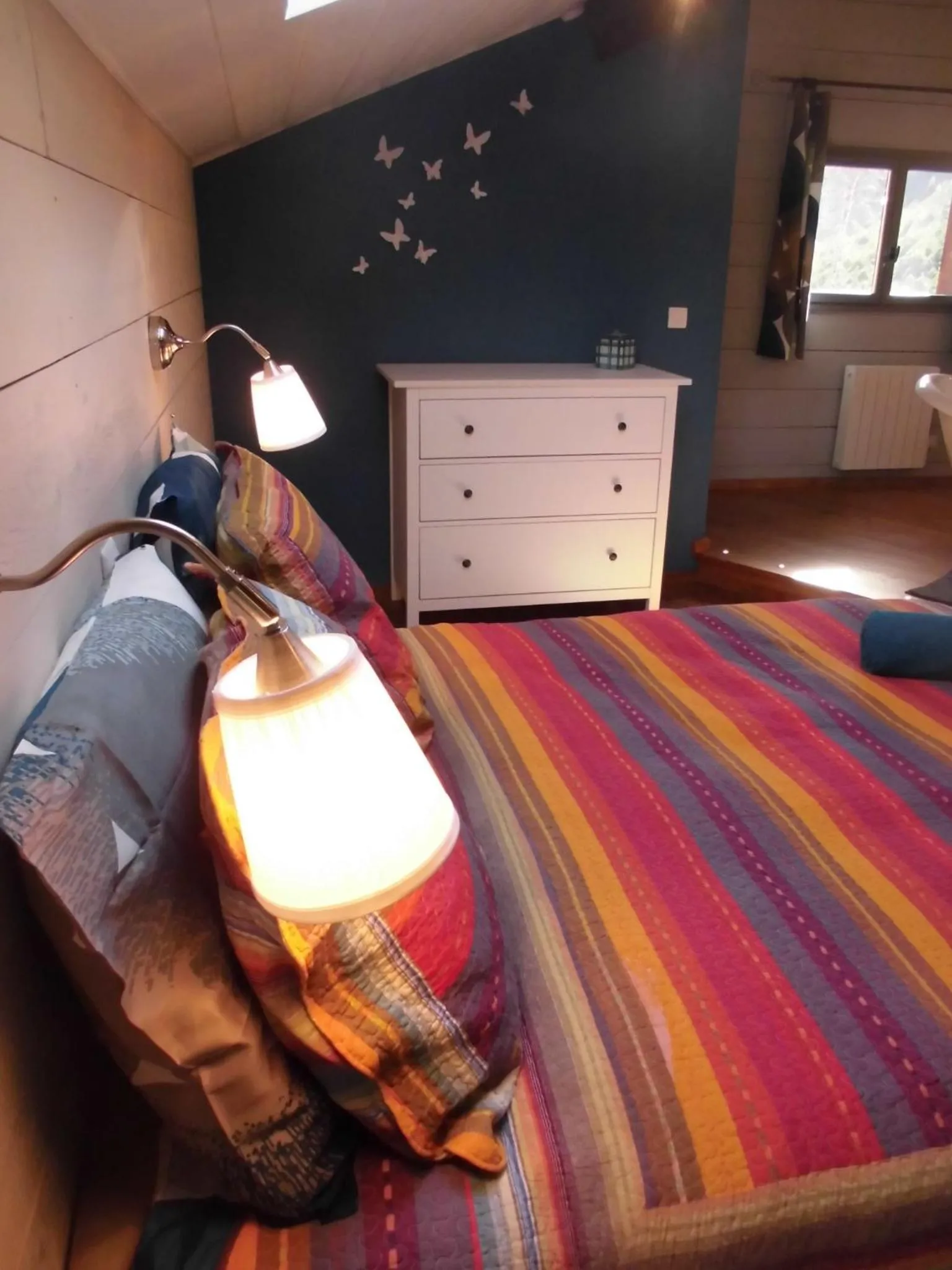 Bedroom, Bed in La Sauvanière