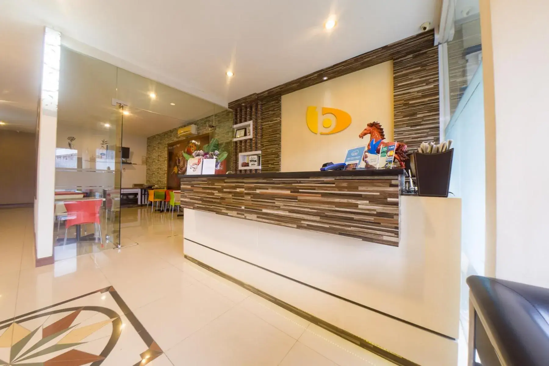 Lobby or reception in Budget Hotel Ambon Lobby or reception in Budget Hotel Ambon