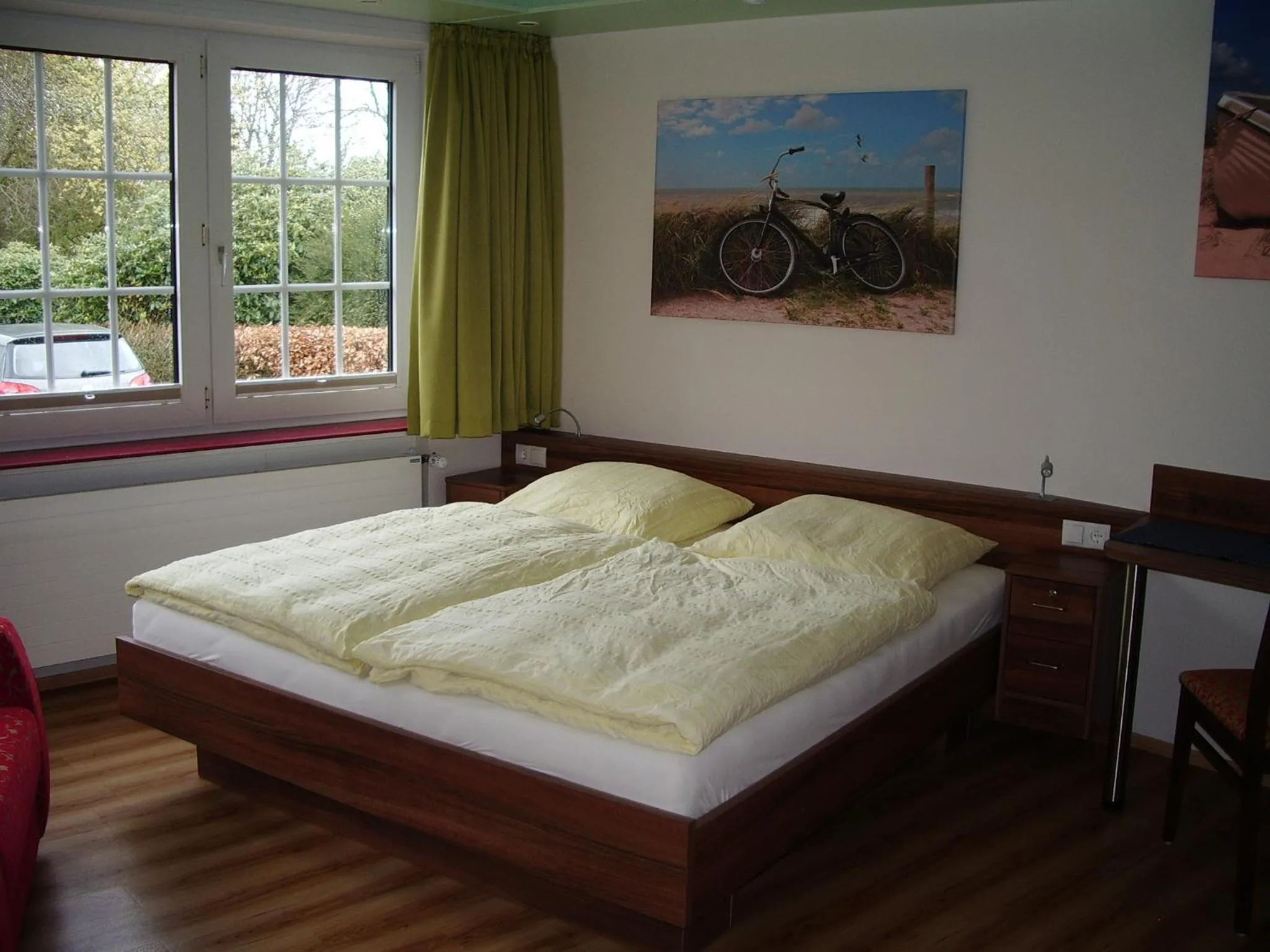 Photo of the whole room, Bed in Gästehaus Janßen