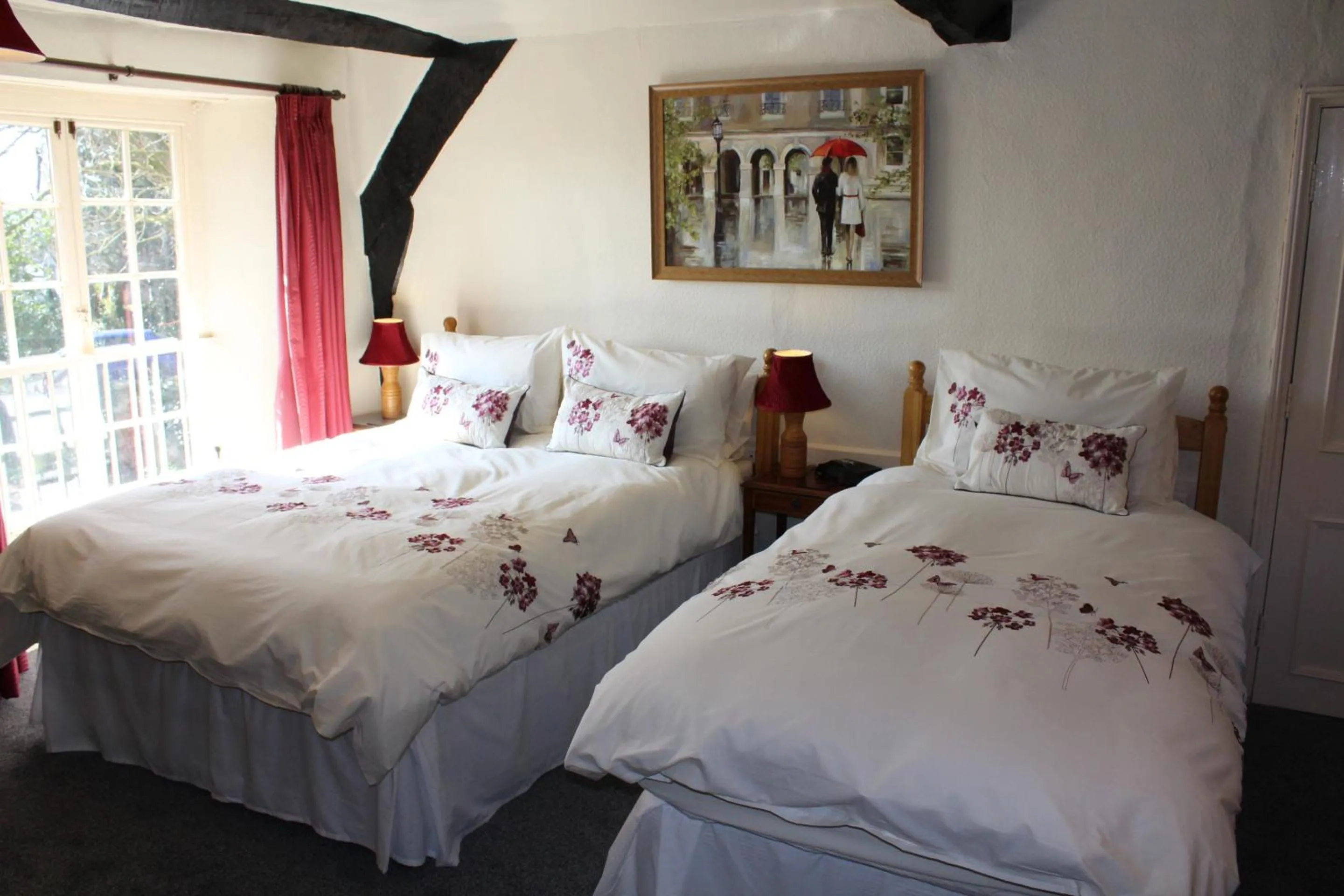 Bedroom, Bed in Yallands Farmhouse
