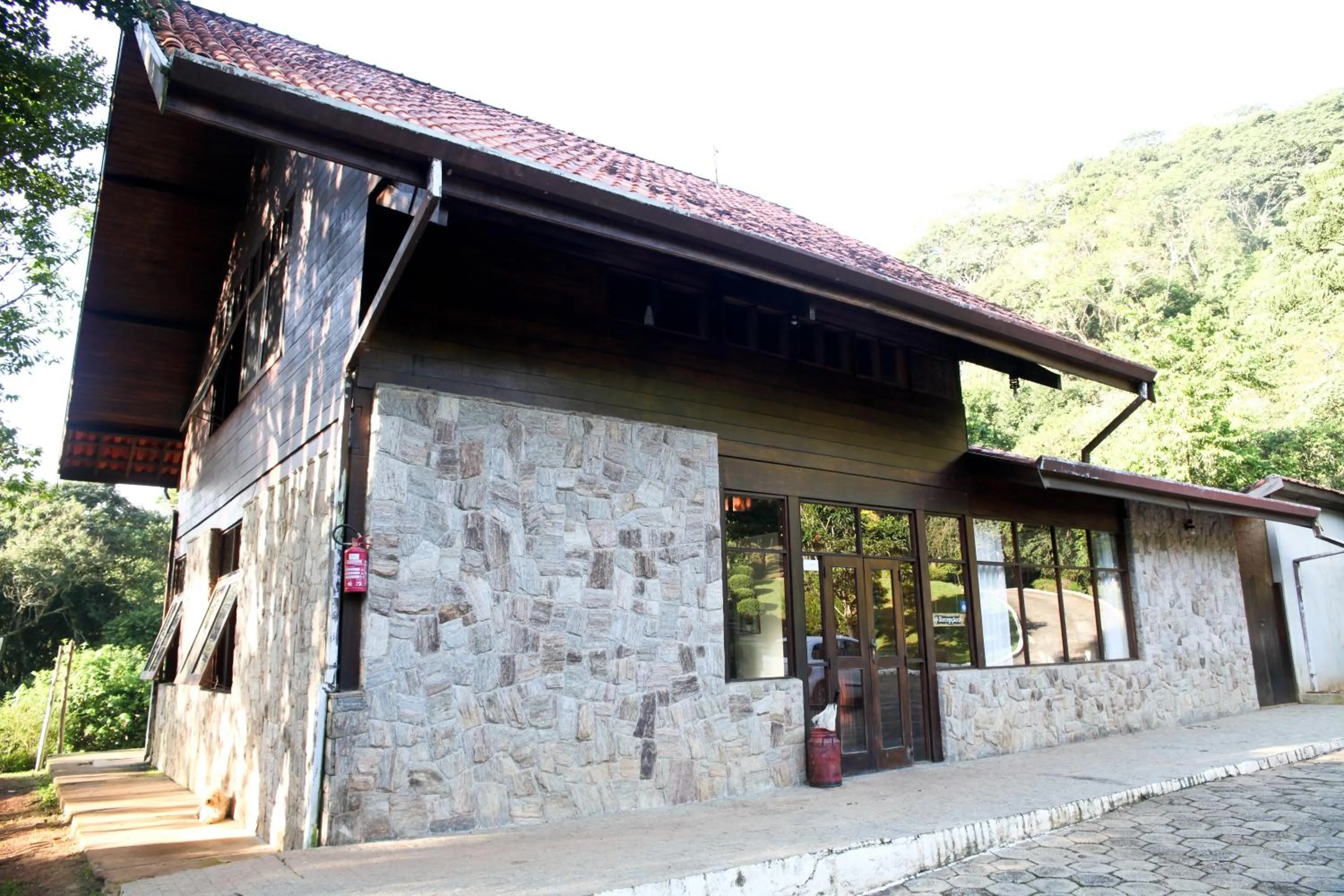 Lobby or reception in Pousada Alpes