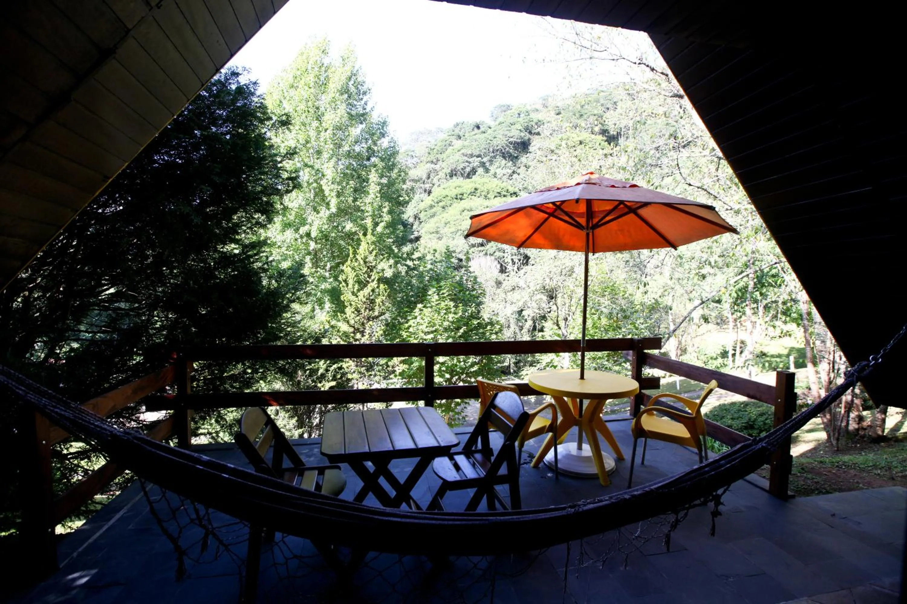 Patio in Pousada Alpes