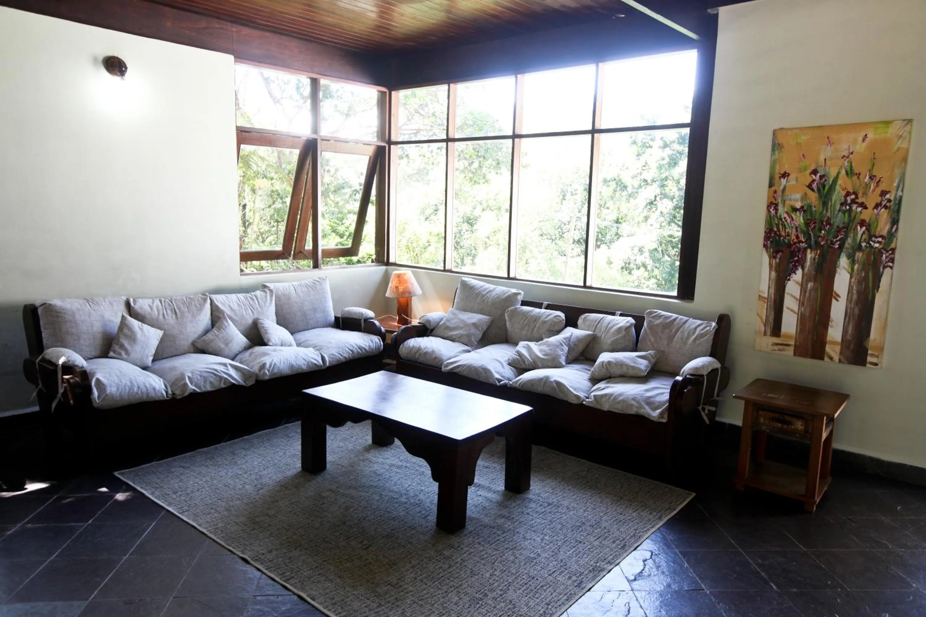 Living room in Pousada Alpes