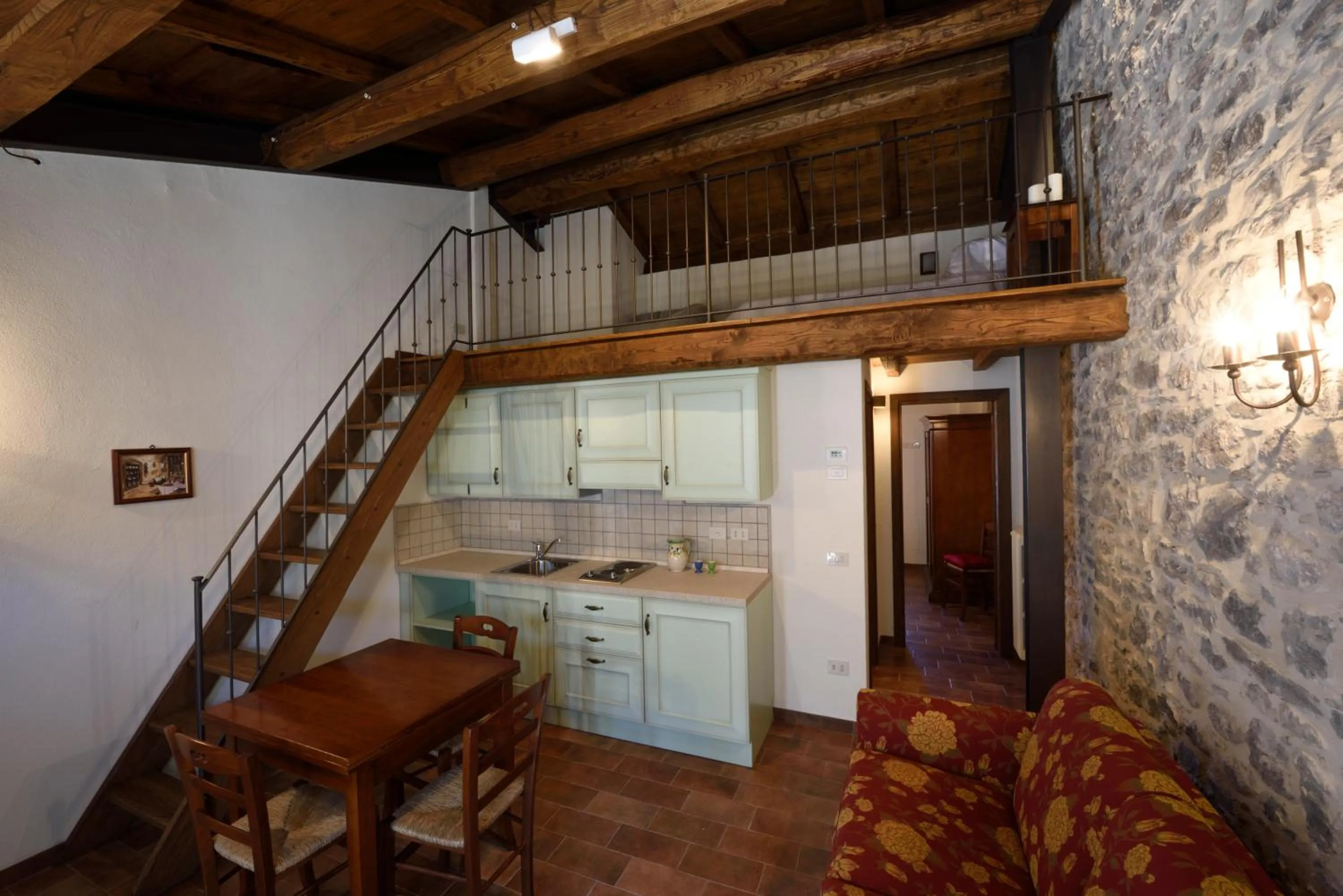 Kitchen or kitchenette in Borgotufi Albergo Diffuso