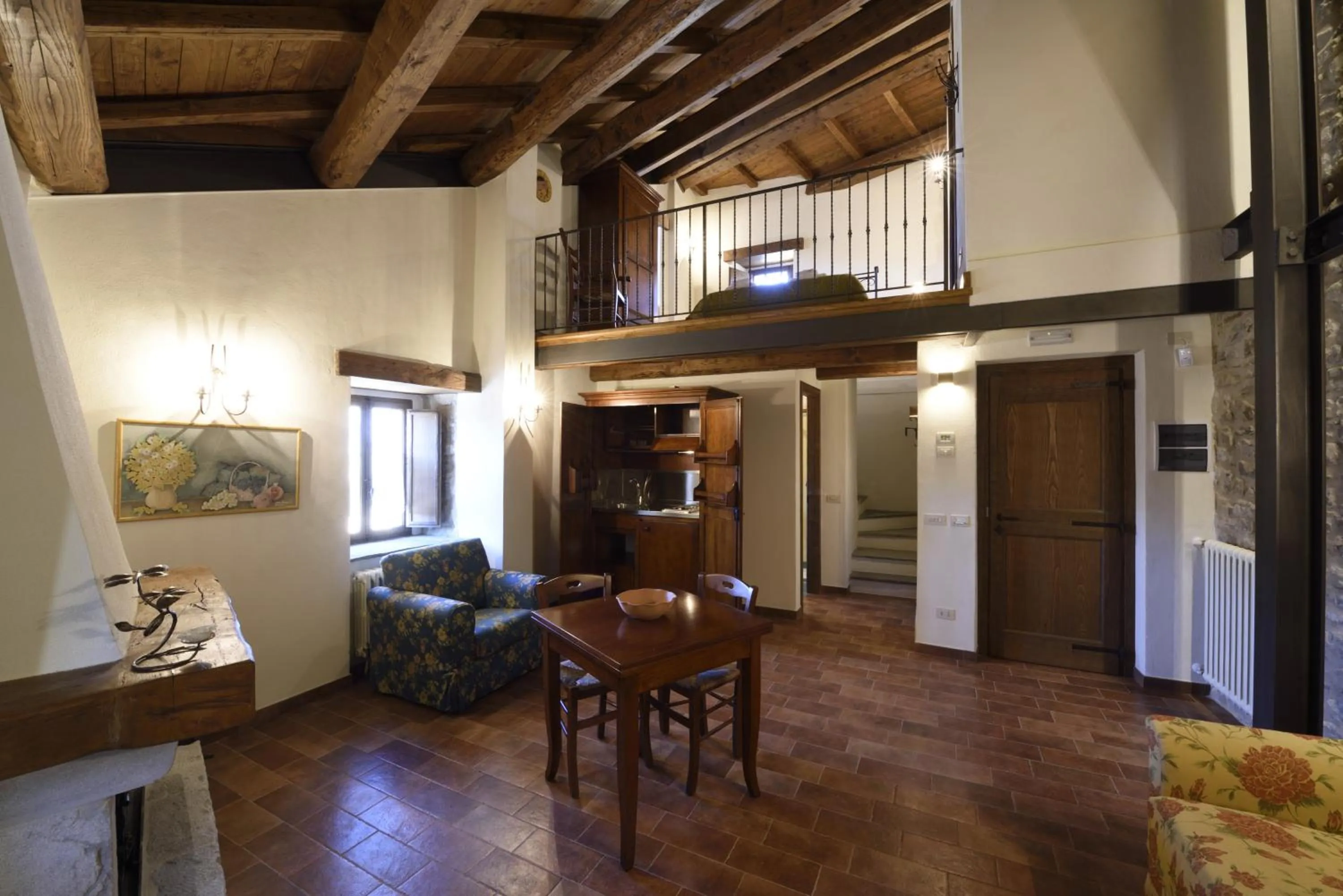 Living room in Borgotufi Albergo Diffuso