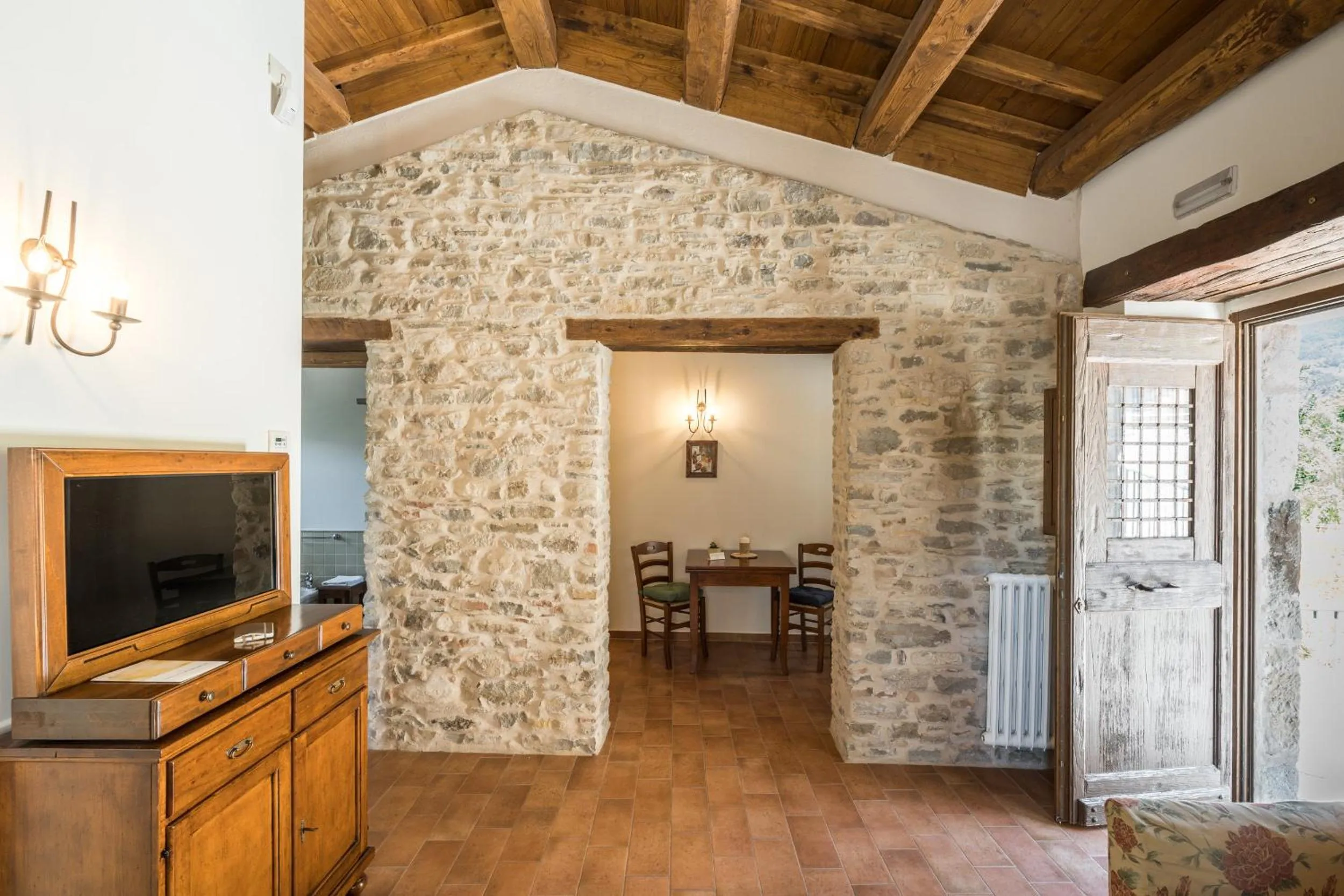 Living room in Borgotufi Albergo Diffuso