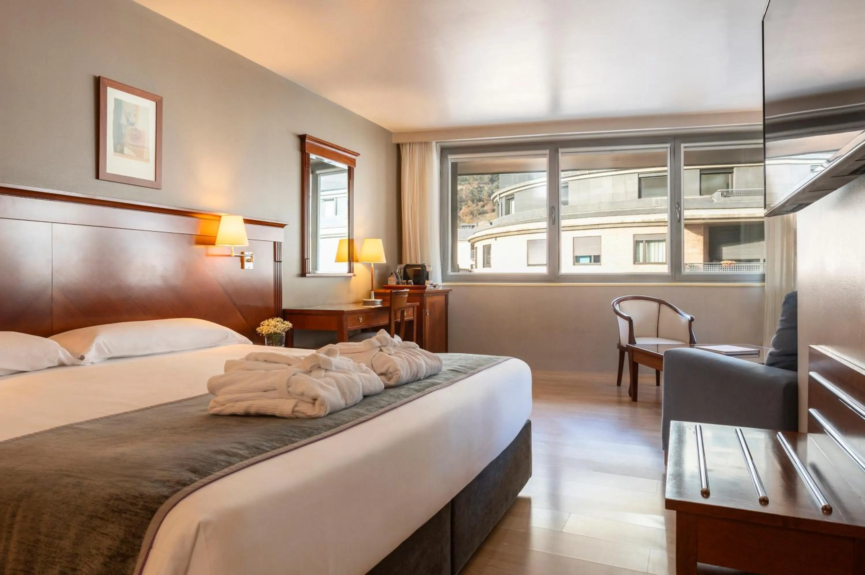 Bedroom, Bed in Hesperia Andorra