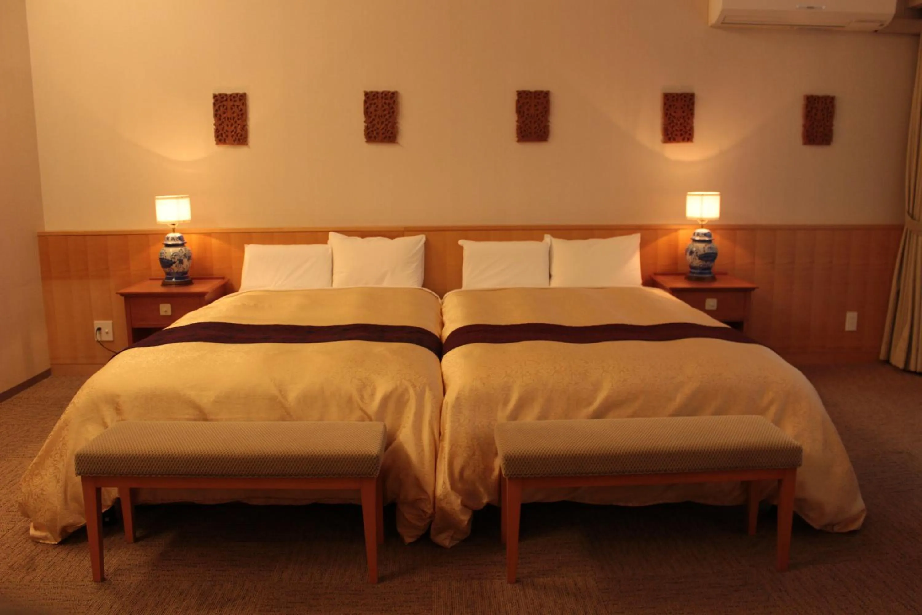 Bedroom, Bed in Mineyama Kogen Hotel Relaxia