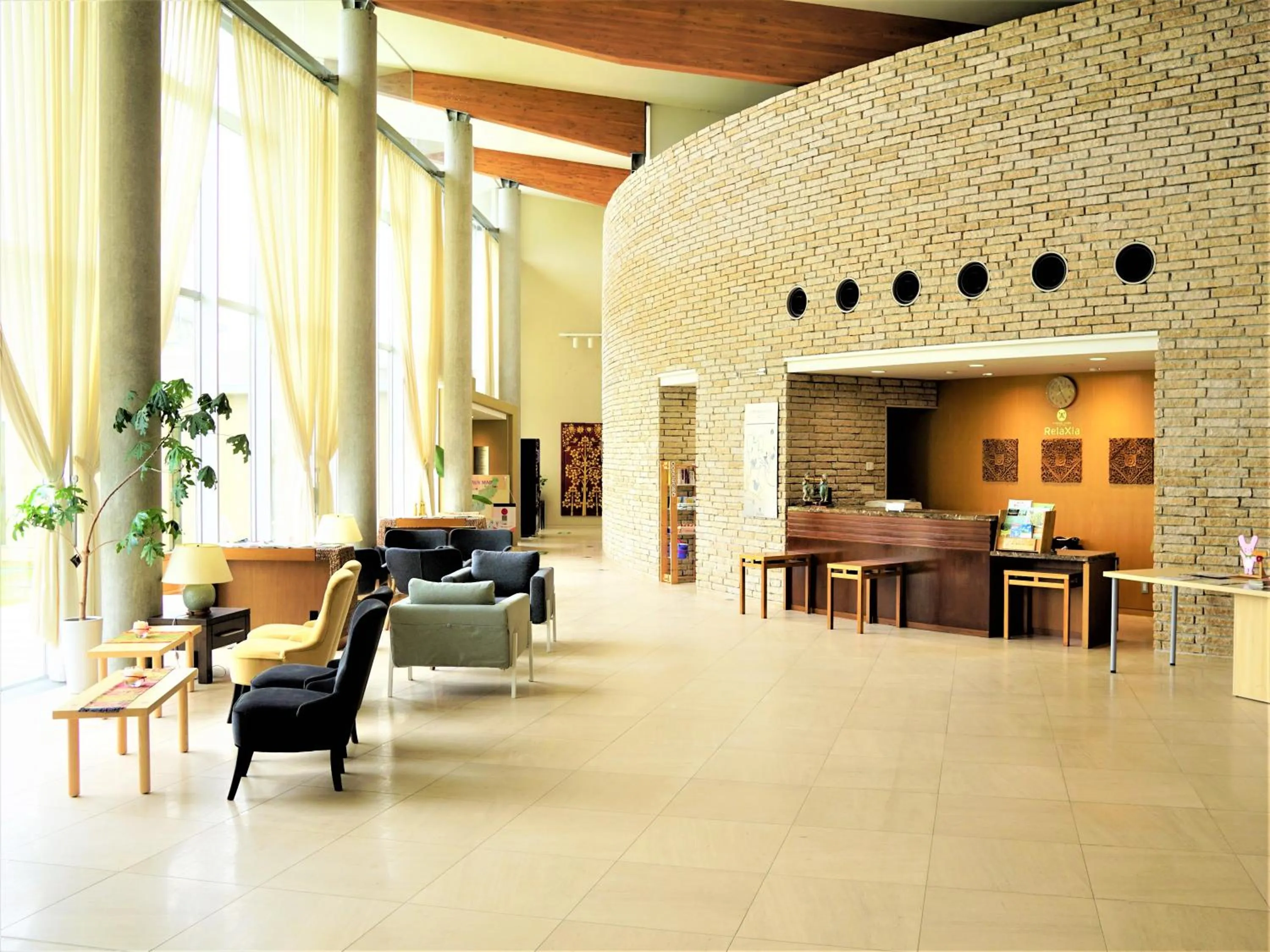 Lobby or reception in Mineyama Kogen Hotel Relaxia