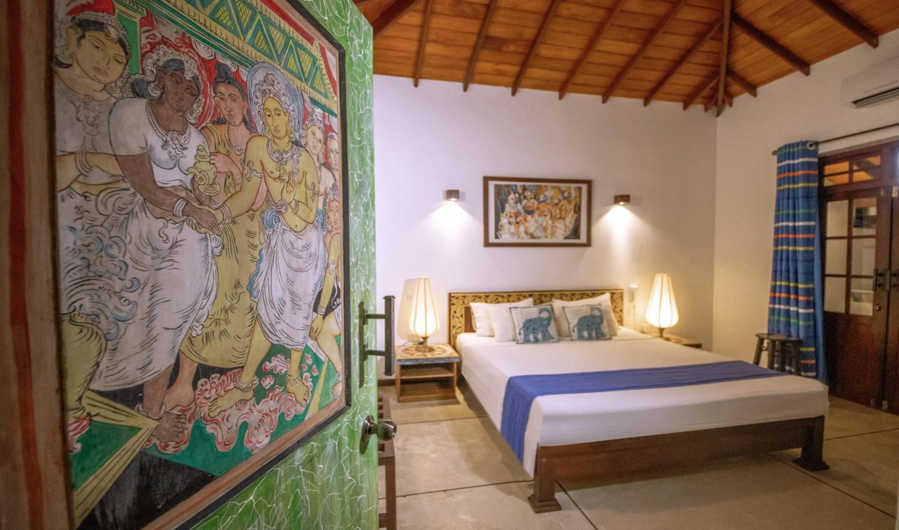 Bed in Blue Elephant Boutique Hotel