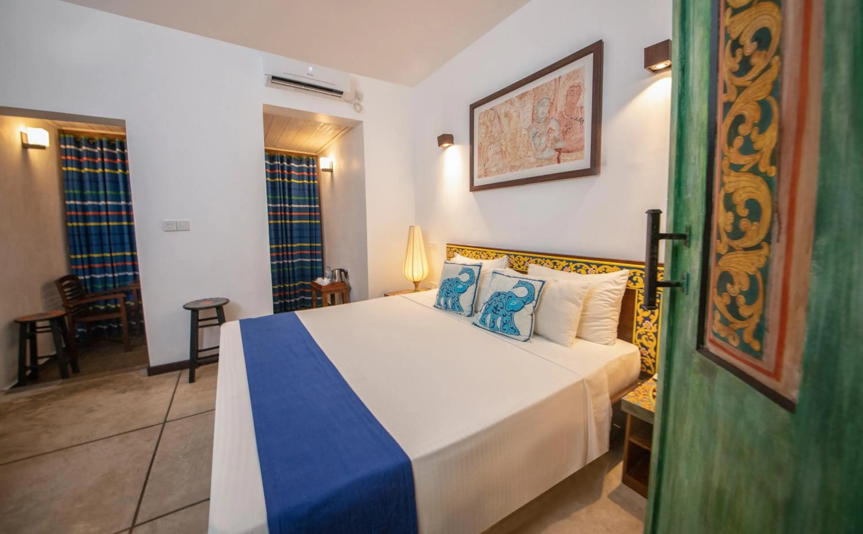 Bed in Blue Elephant Boutique Hotel