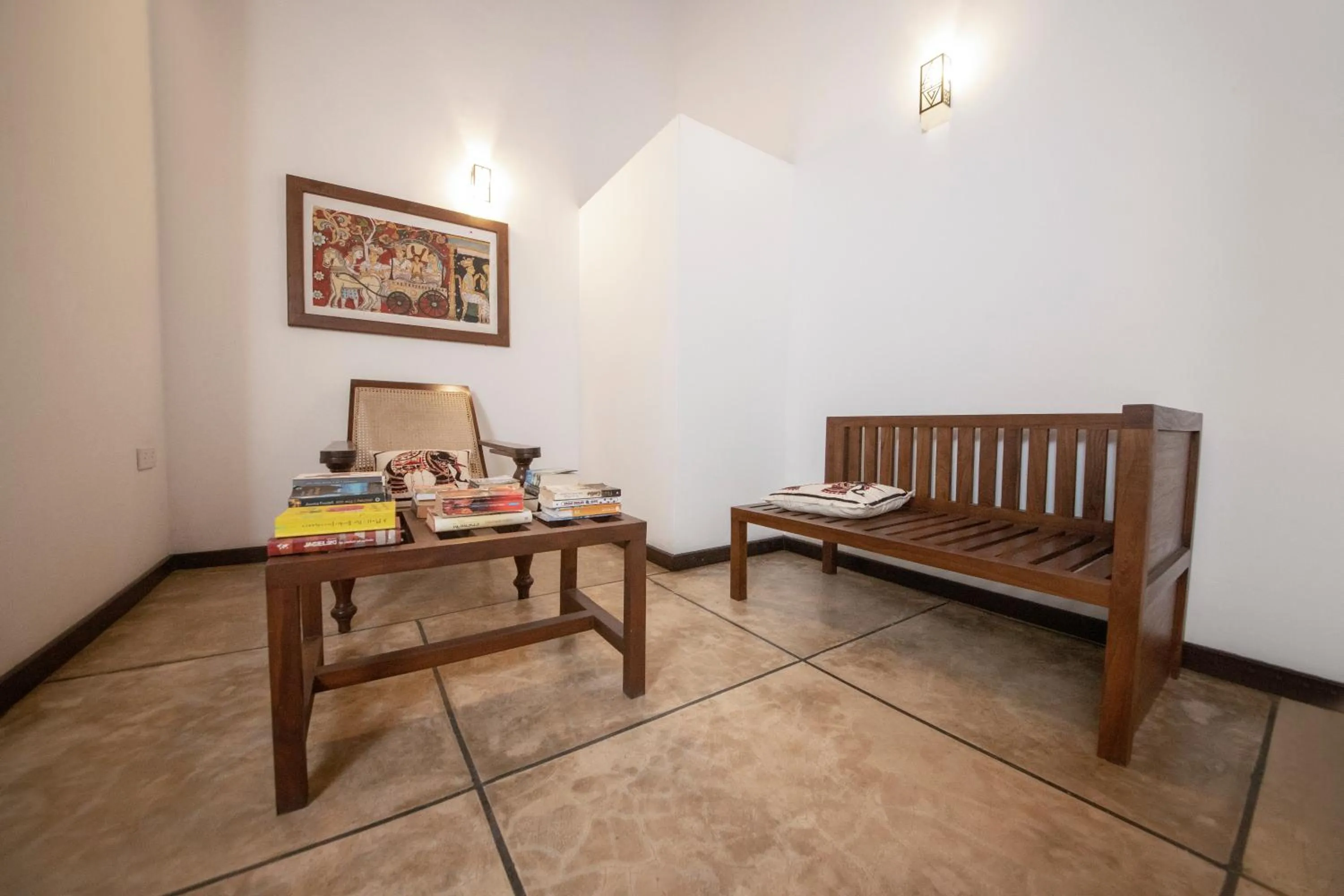 Seating area in Blue Elephant Boutique Hotel
