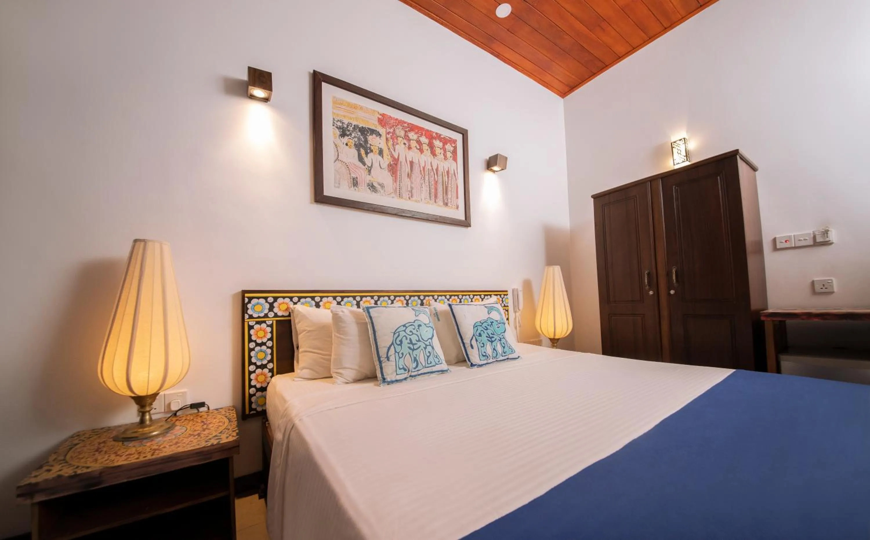 Bed in Blue Elephant Boutique Hotel