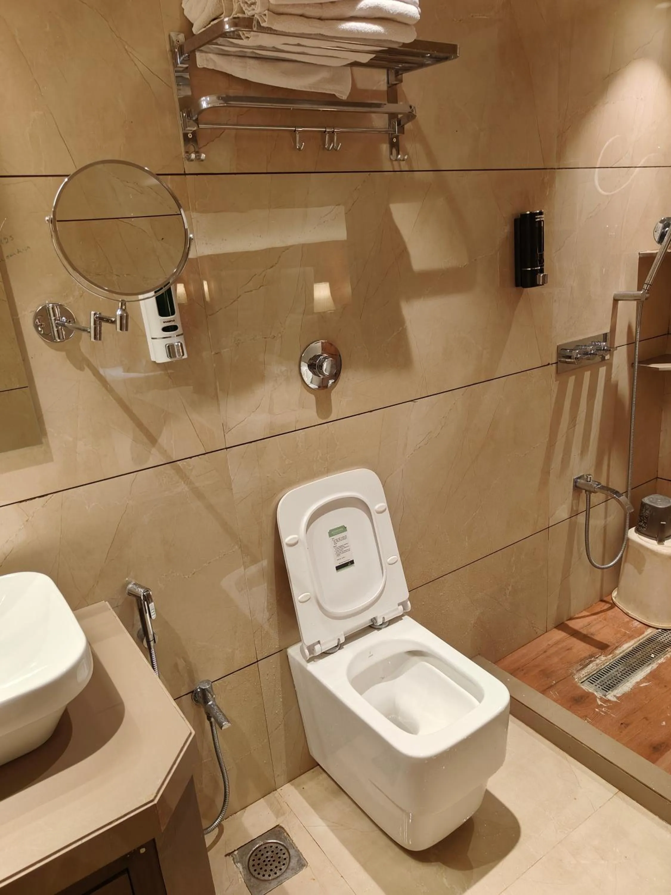 Shower in Hotel Anand Palace