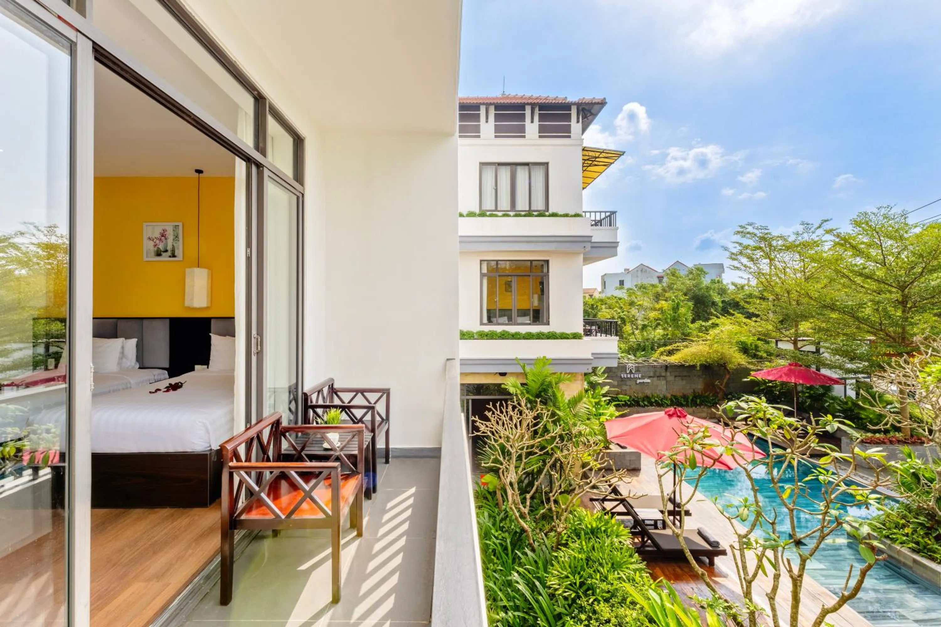 Twin Room with Balcony in Gia Huy Riverside Hotel Hoi An