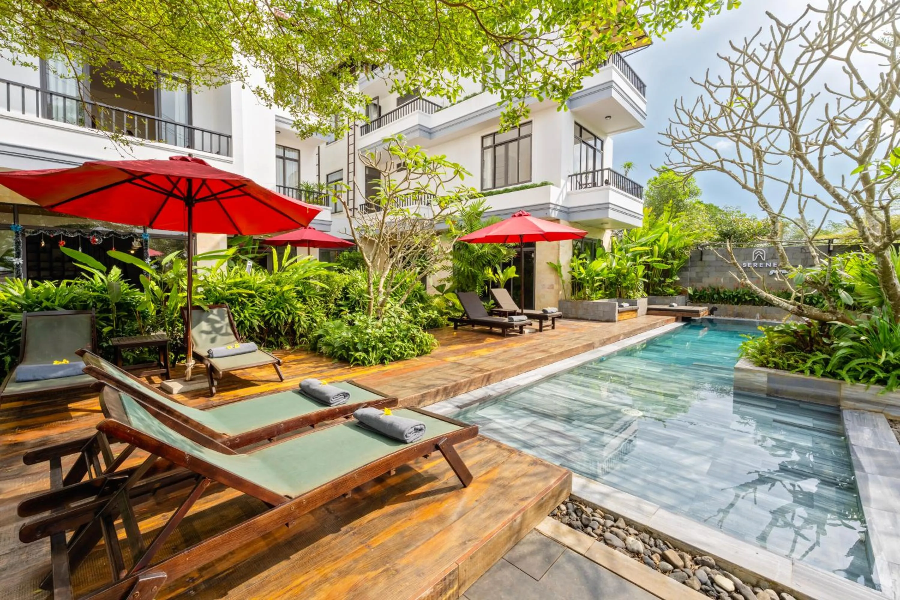 Swimming pool in Serene Riverside Hotel Hoi An