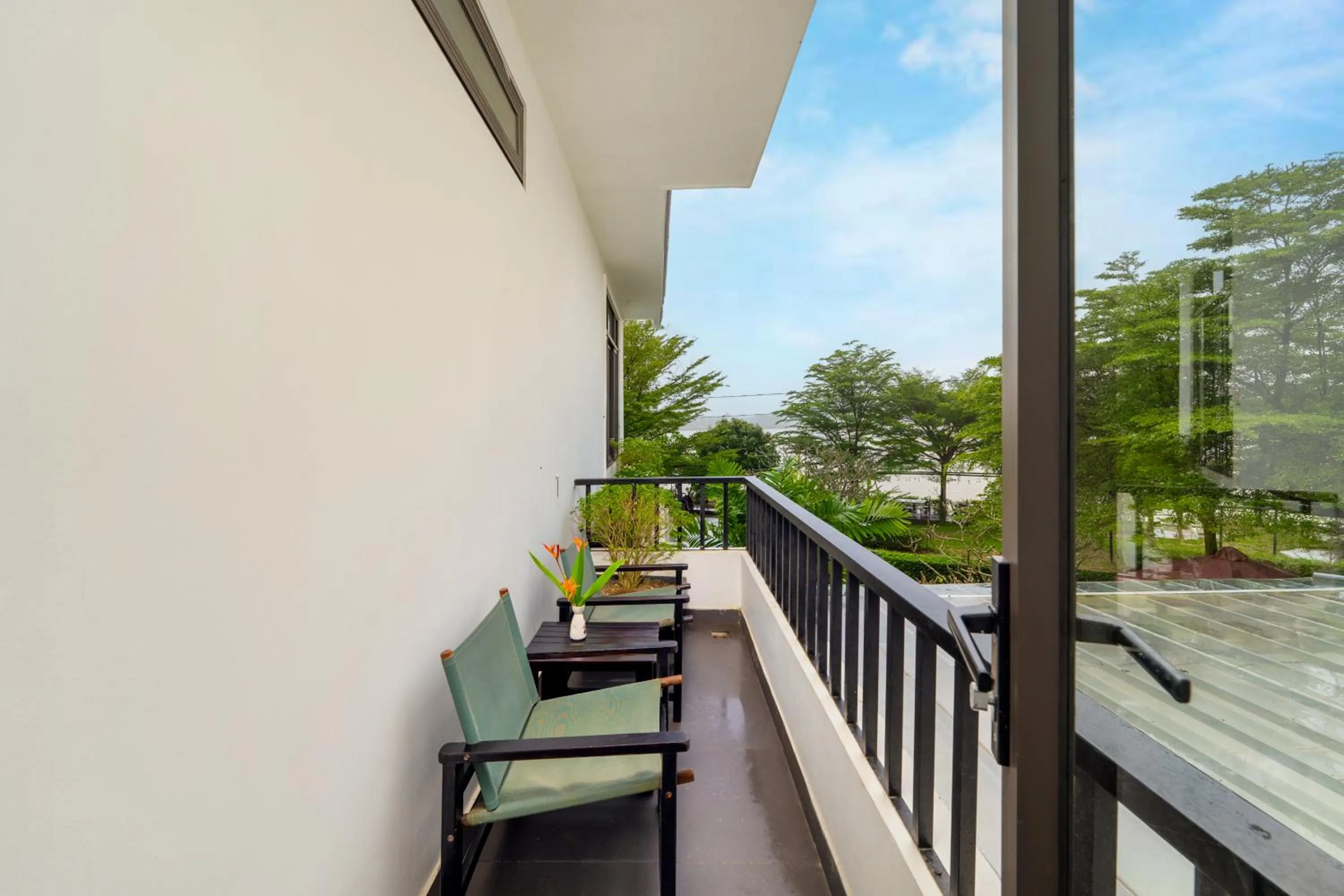 Balcony/Terrace in Gia Huy Riverside Hotel Hoi An