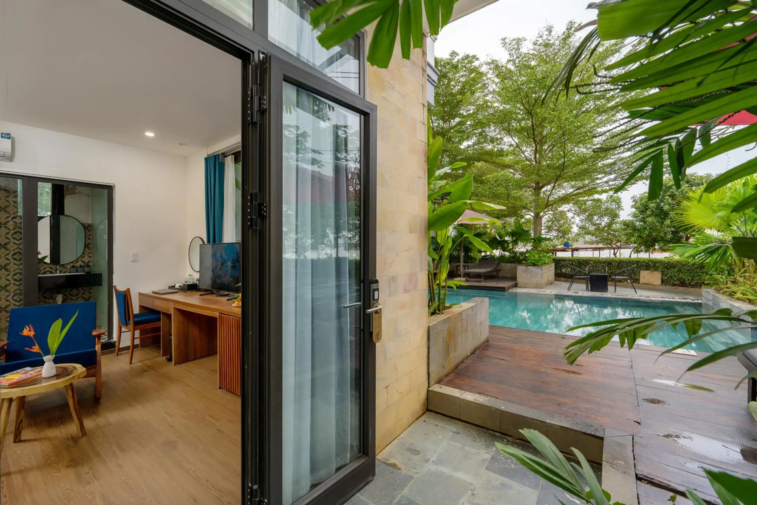 Garden in Gia Huy Riverside Hotel Hoi An