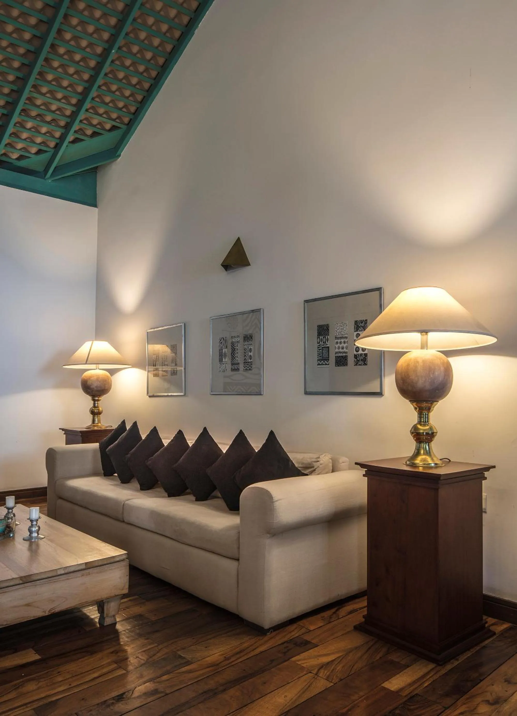 Seating area in Green Casa