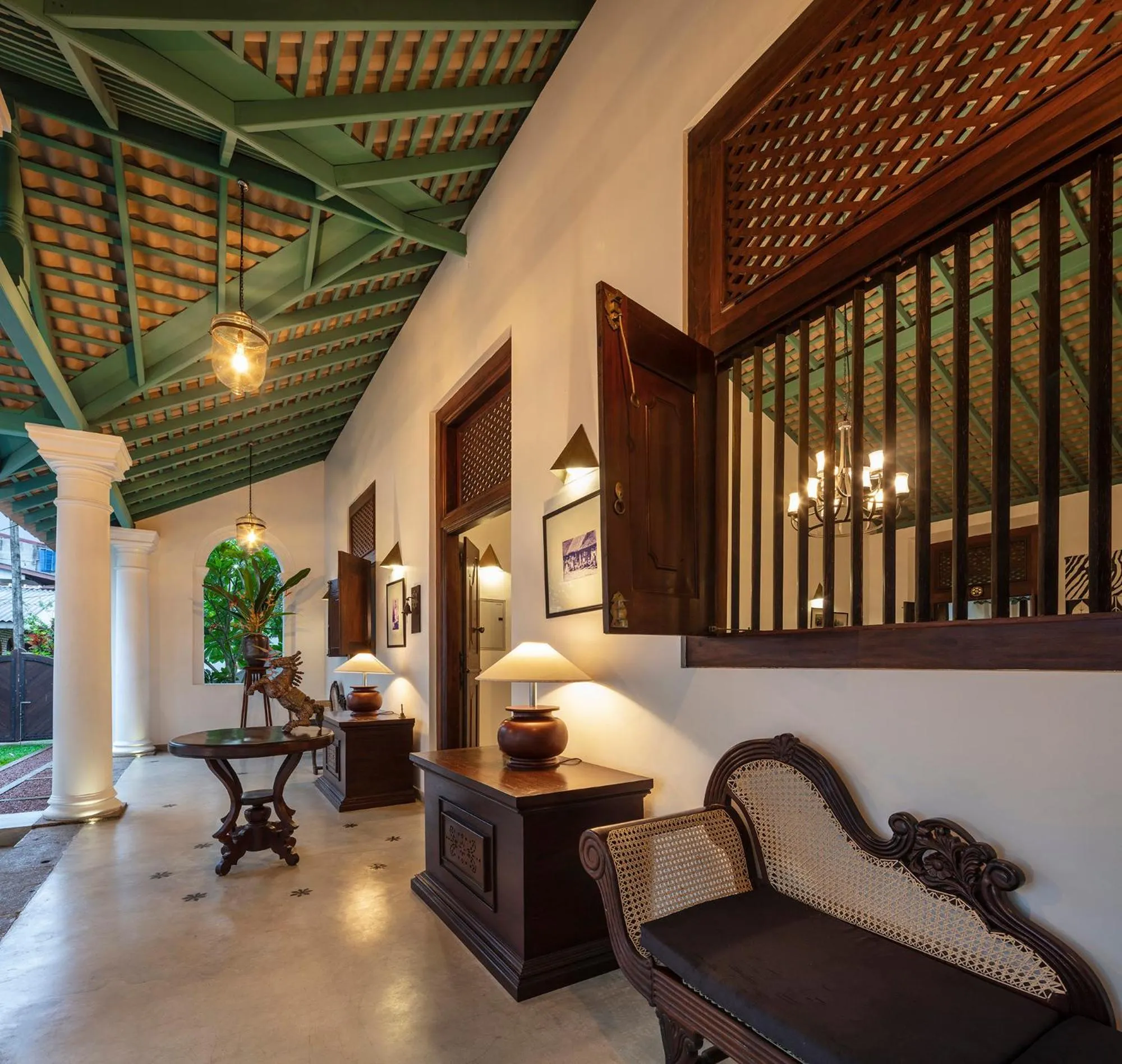 Seating area in Green Casa