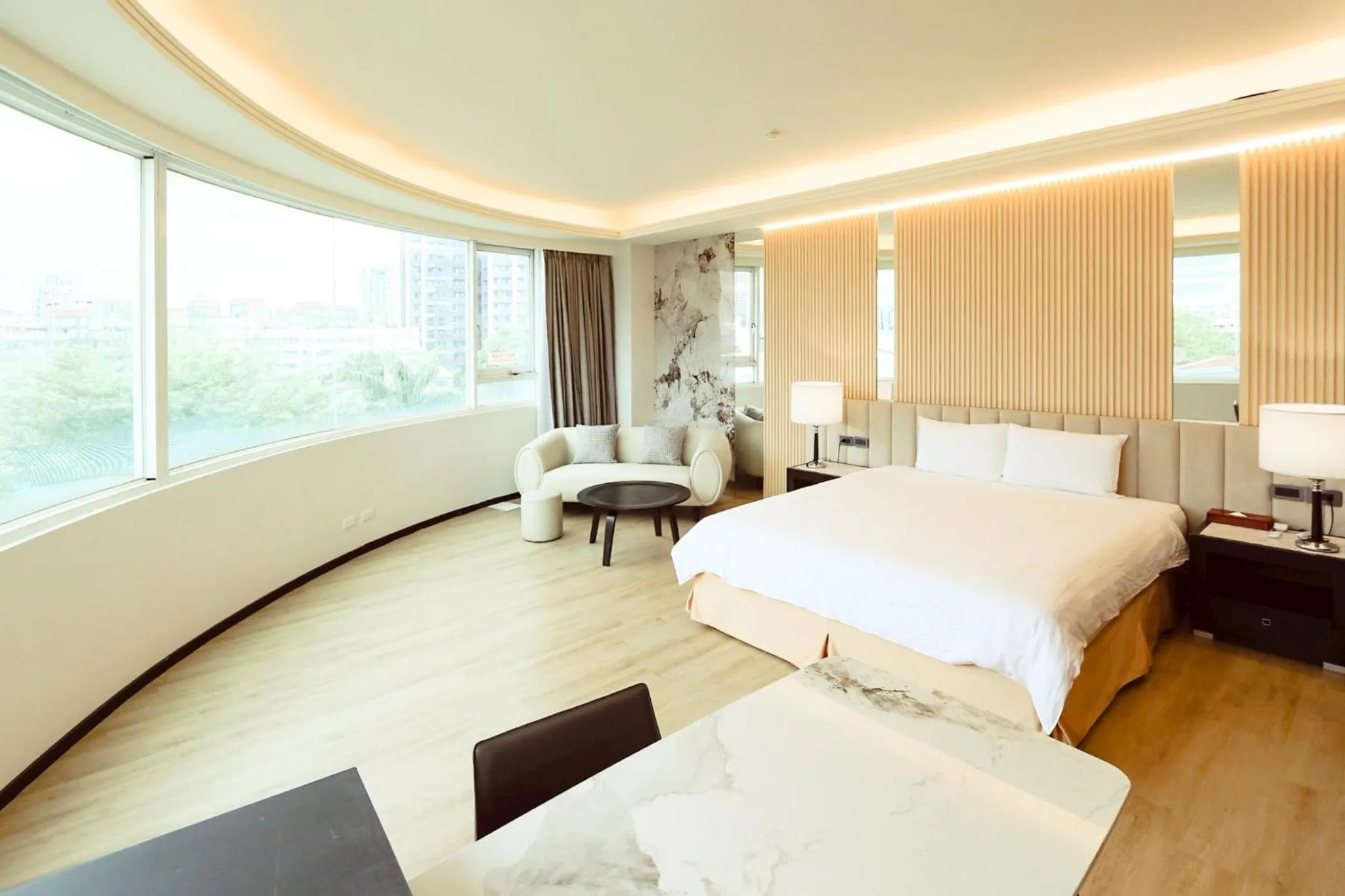 Photo of the whole room, Bed in Herkang Hotel