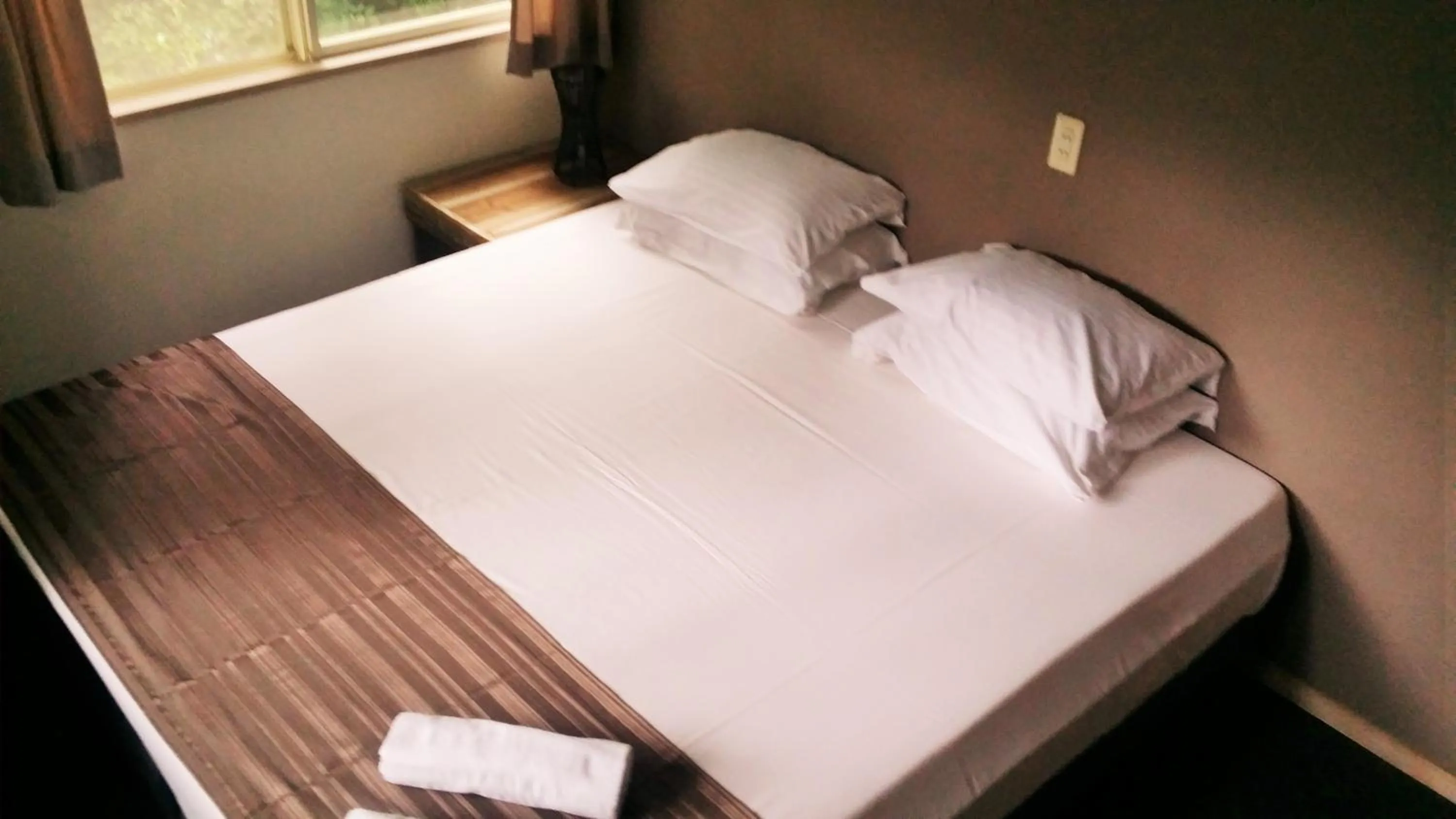 Bed in Hakuba Haven Lodge