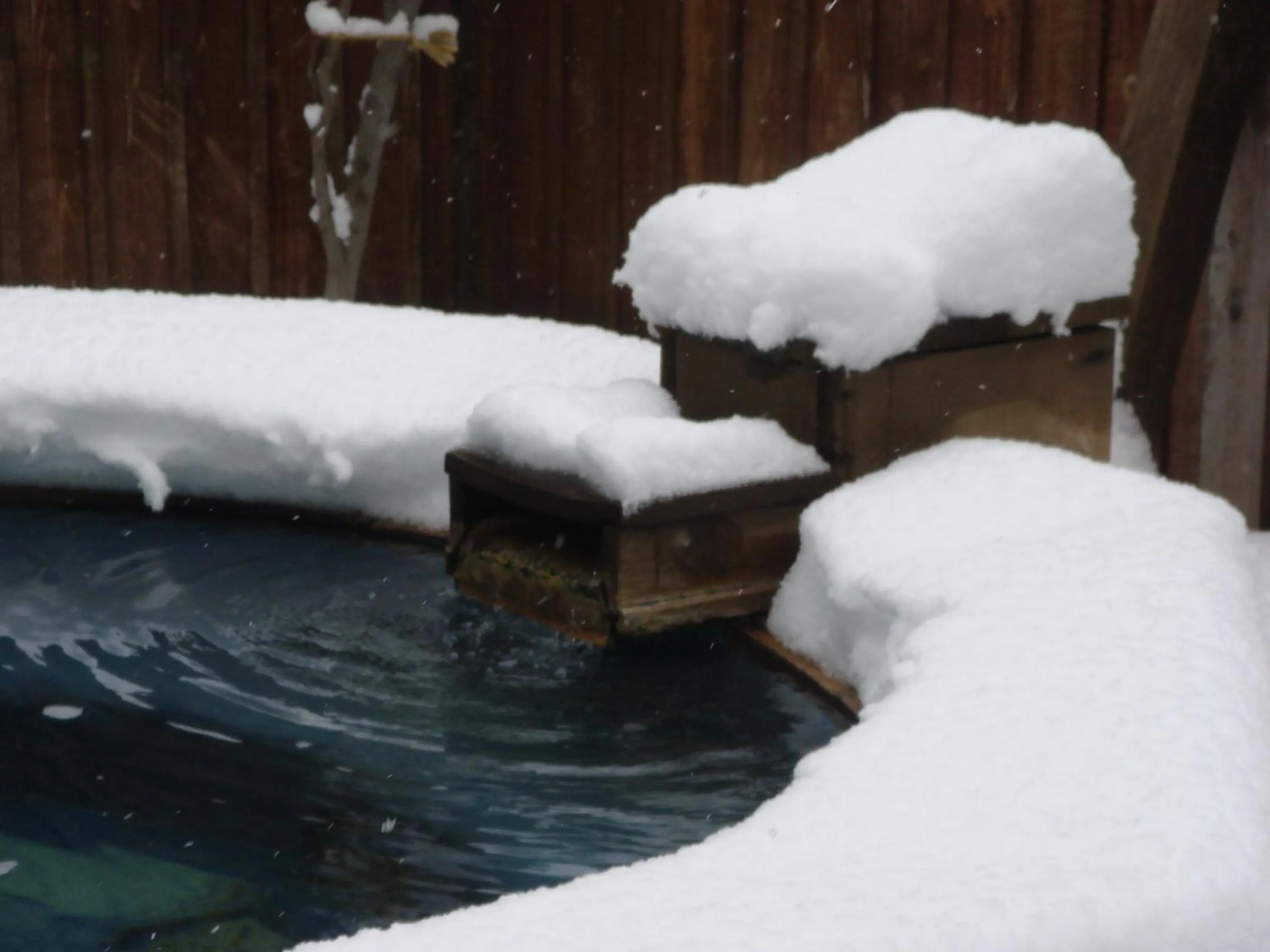 Open Air Bath in Schole Hakuba
