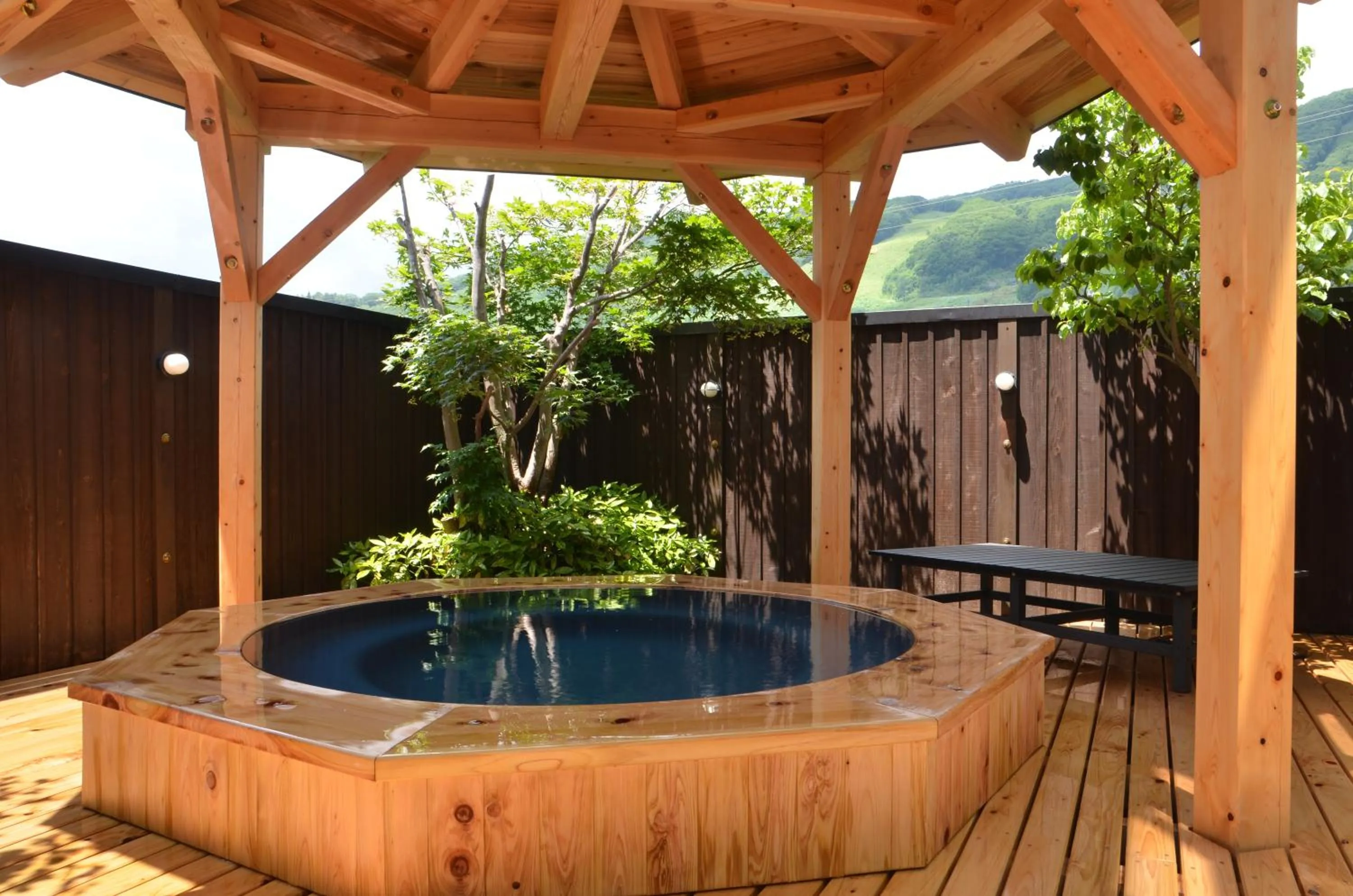 Open Air Bath in Schole Hakuba