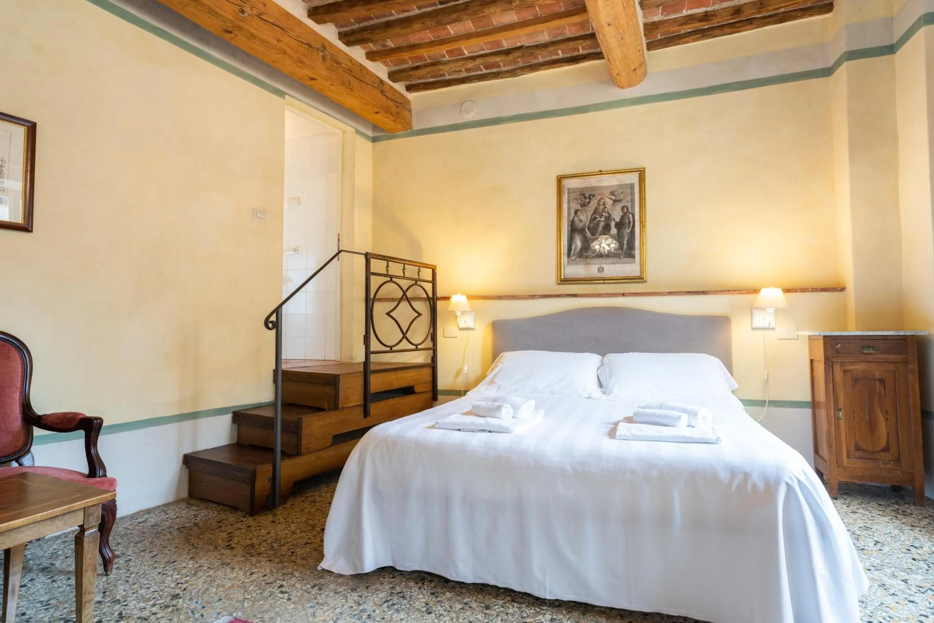 Bedroom, Bed in Palazzo Mosela Alla Porta
