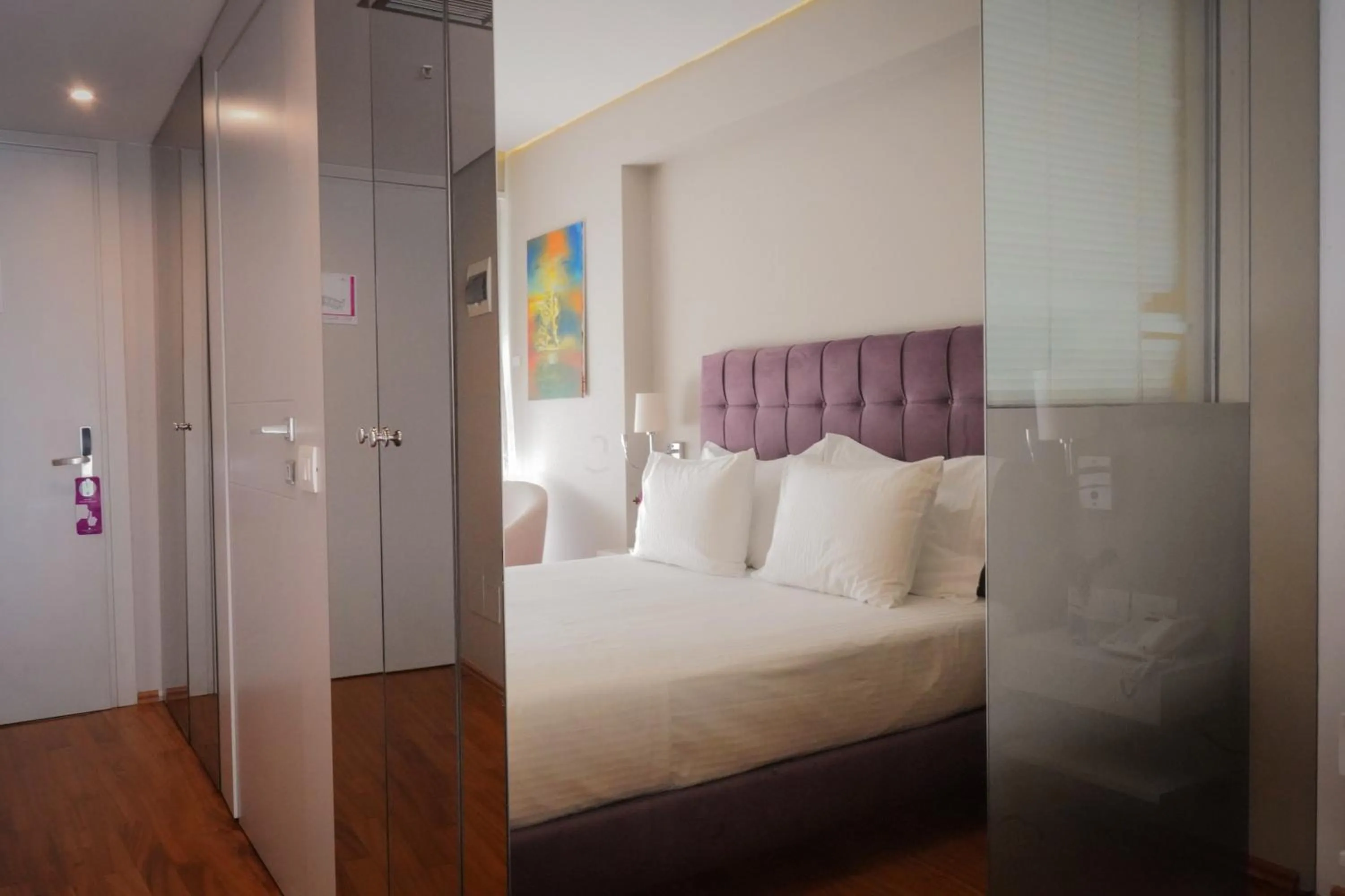 Bed in Bougainville Bay Hotel