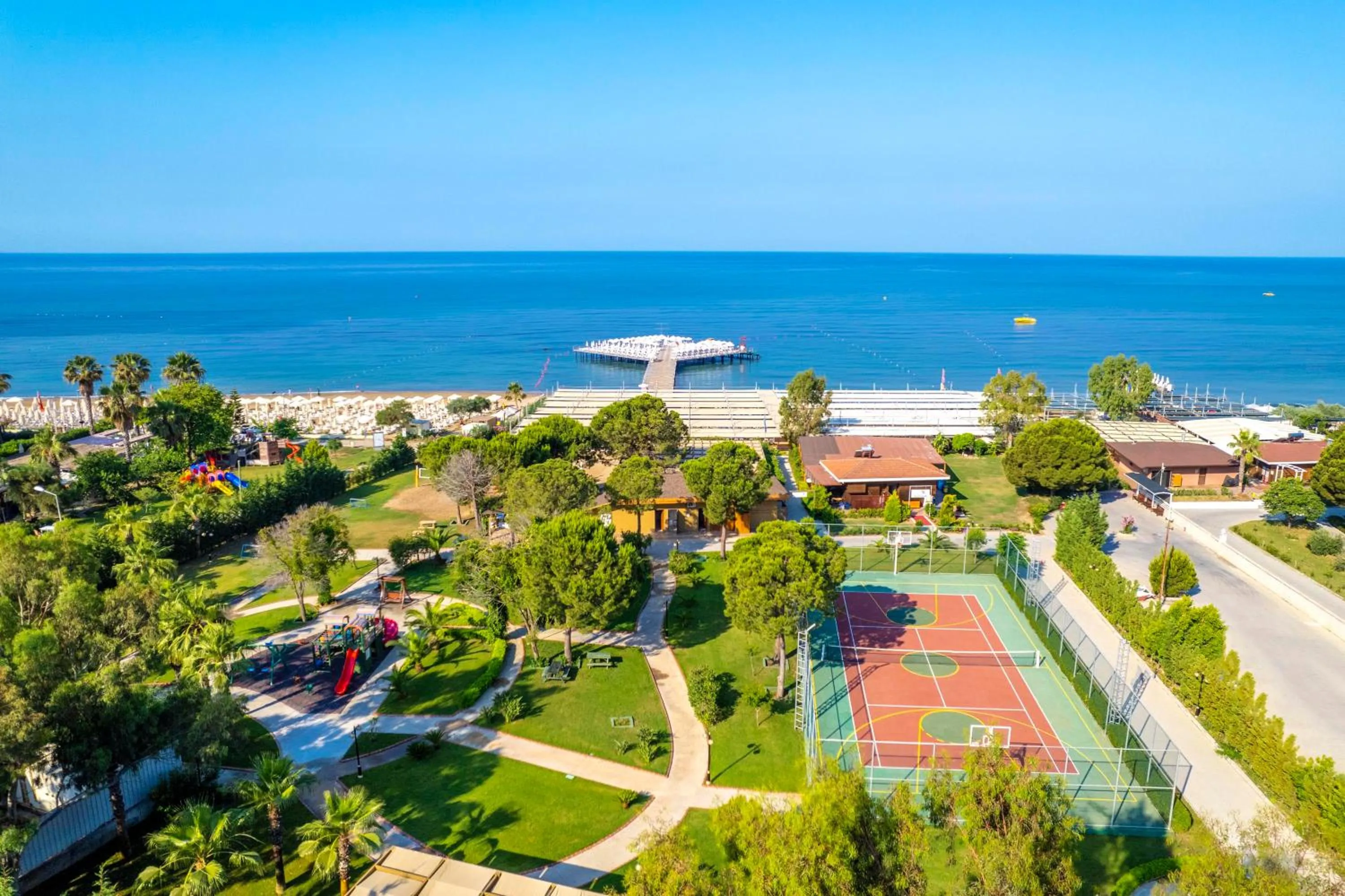 Garden, Bird's-eye View in Kirman Sidemarin Beach & Spa - All Inclusive