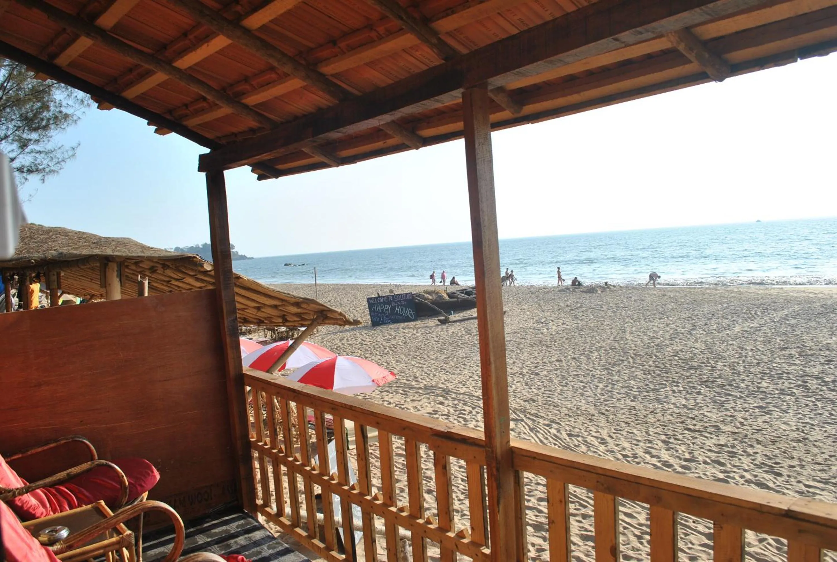 Sea view in Om Shanti Beach Stay Patnem