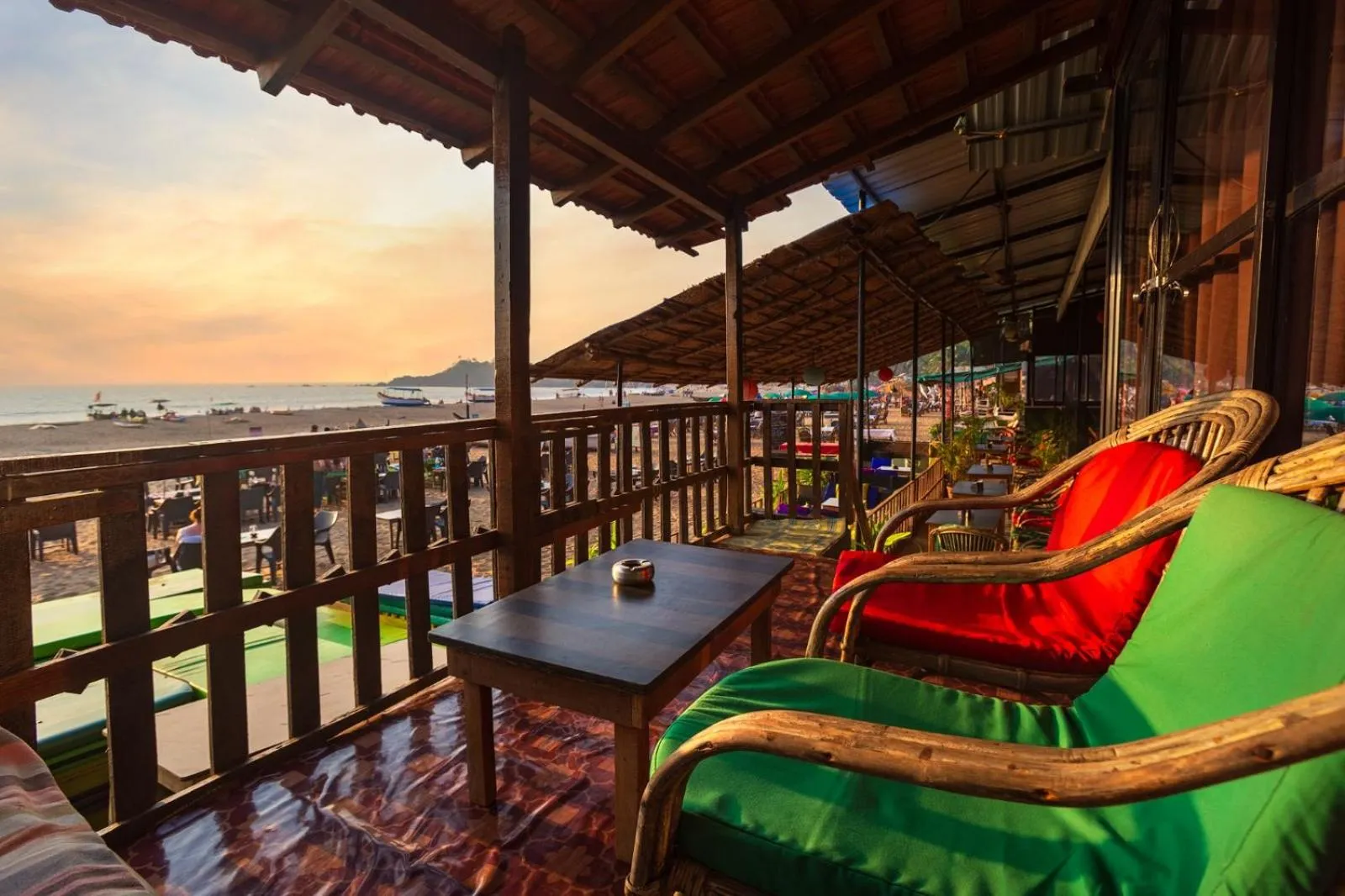 Restaurant/places to eat in Om Shanti Beach Stay Patnem