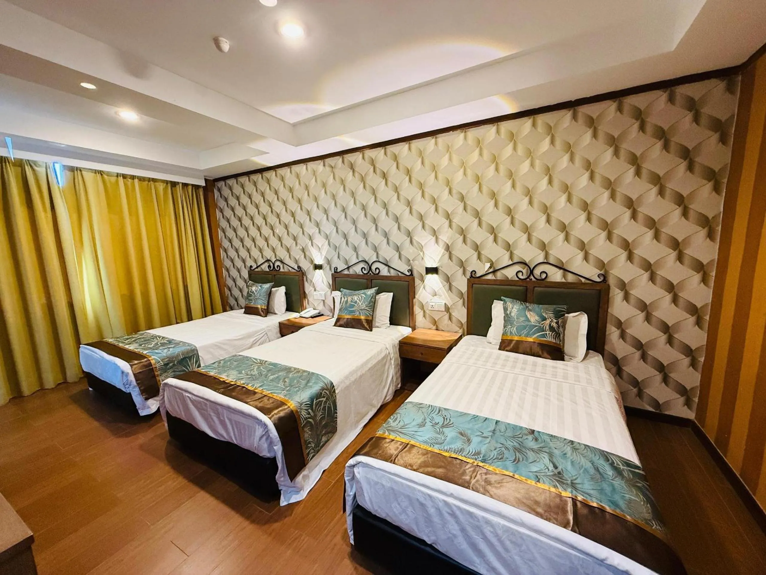 Bed in K Garden Hotel Sungai Petani