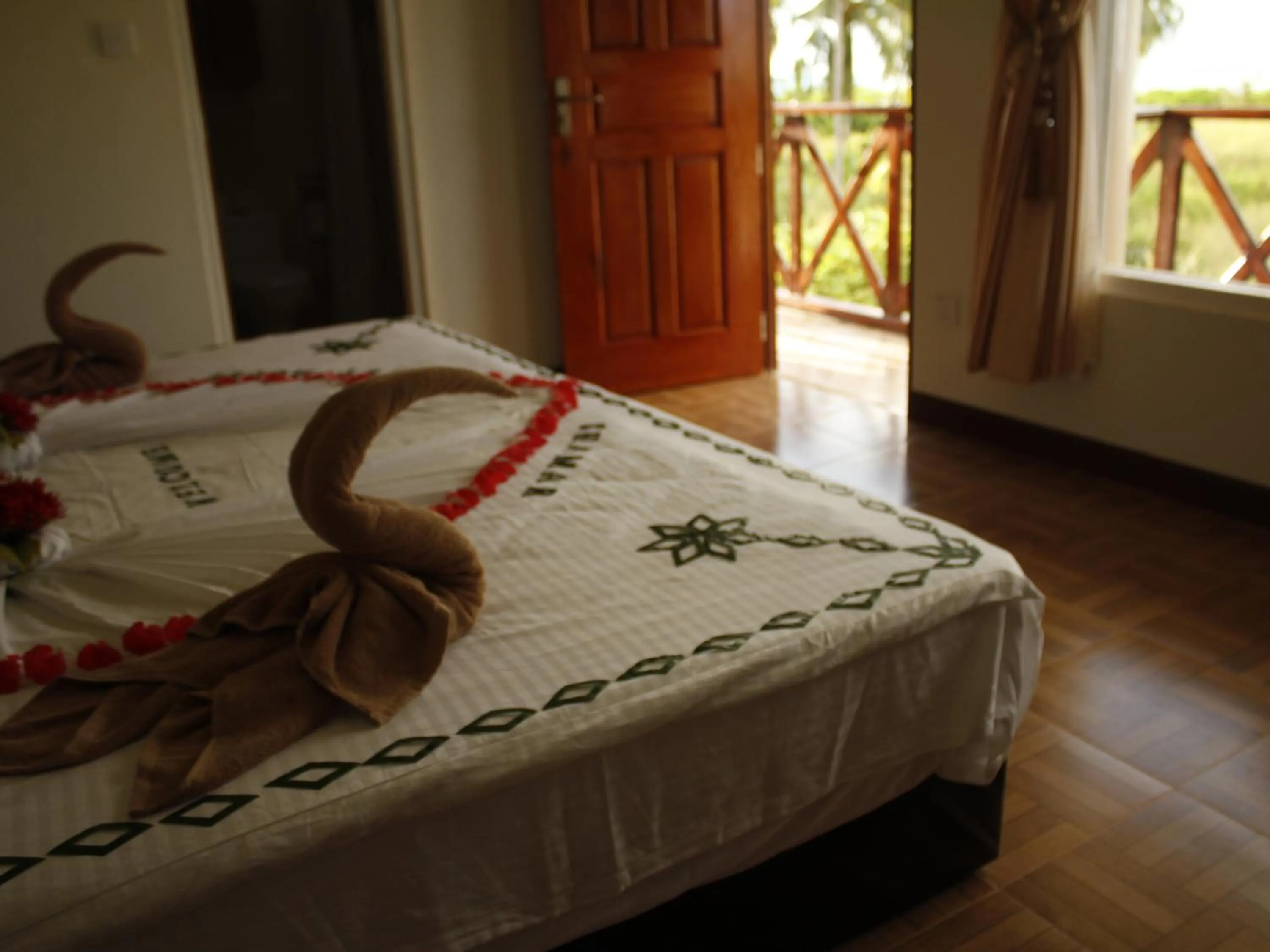 Bed in Shamar Guesthouse & Dive