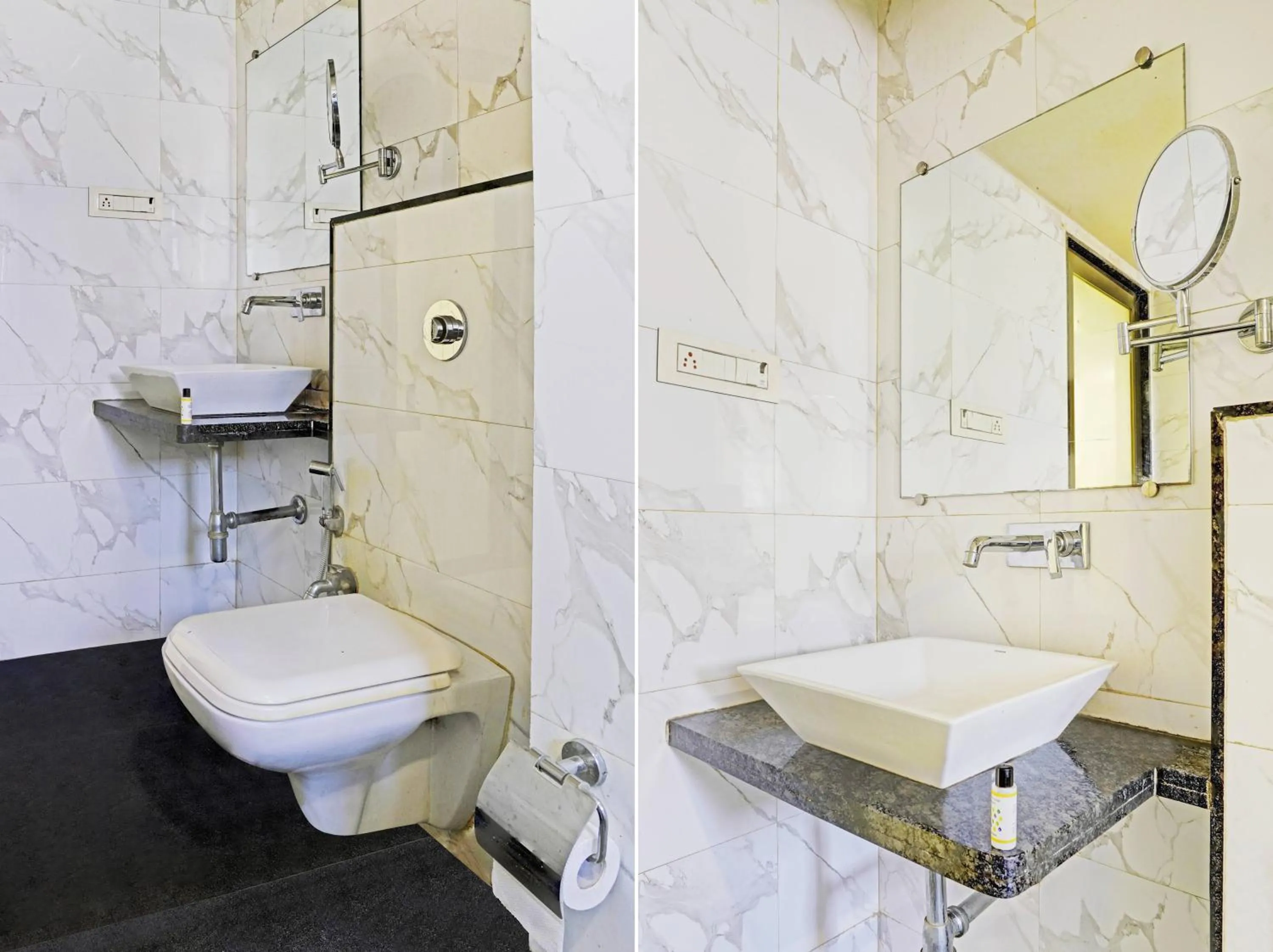 Toilet in Treebo De Grandeur Anand Nagar