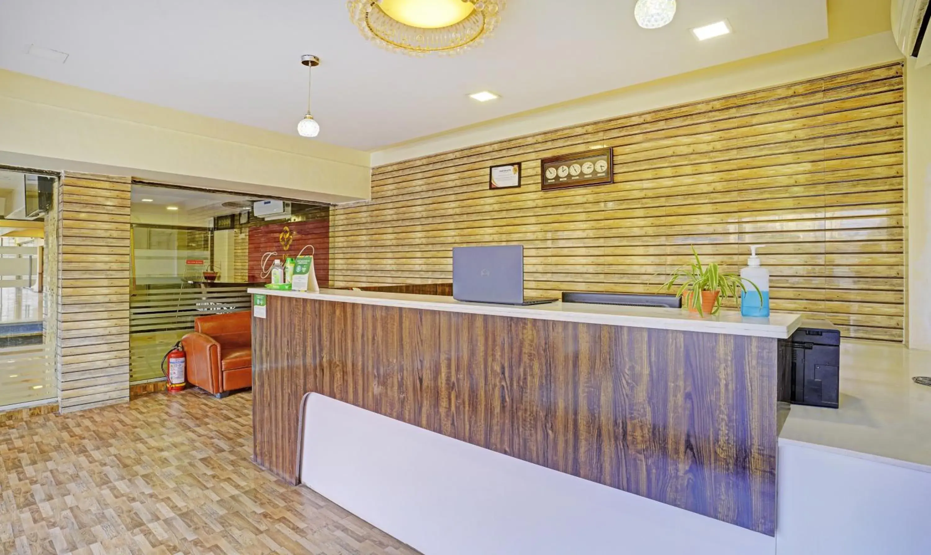 Lobby or reception in Treebo De Grandeur Anand Nagar Lobby or reception in Treebo De Grandeur Anand Nagar